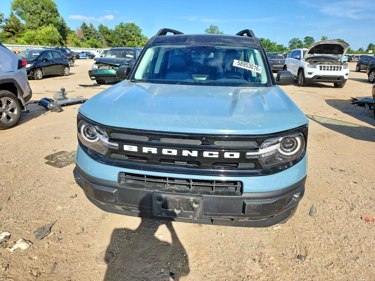 2022 Ford Bronco Sport Outer Banks Blue vin: 3FMCR9C67NRD48436