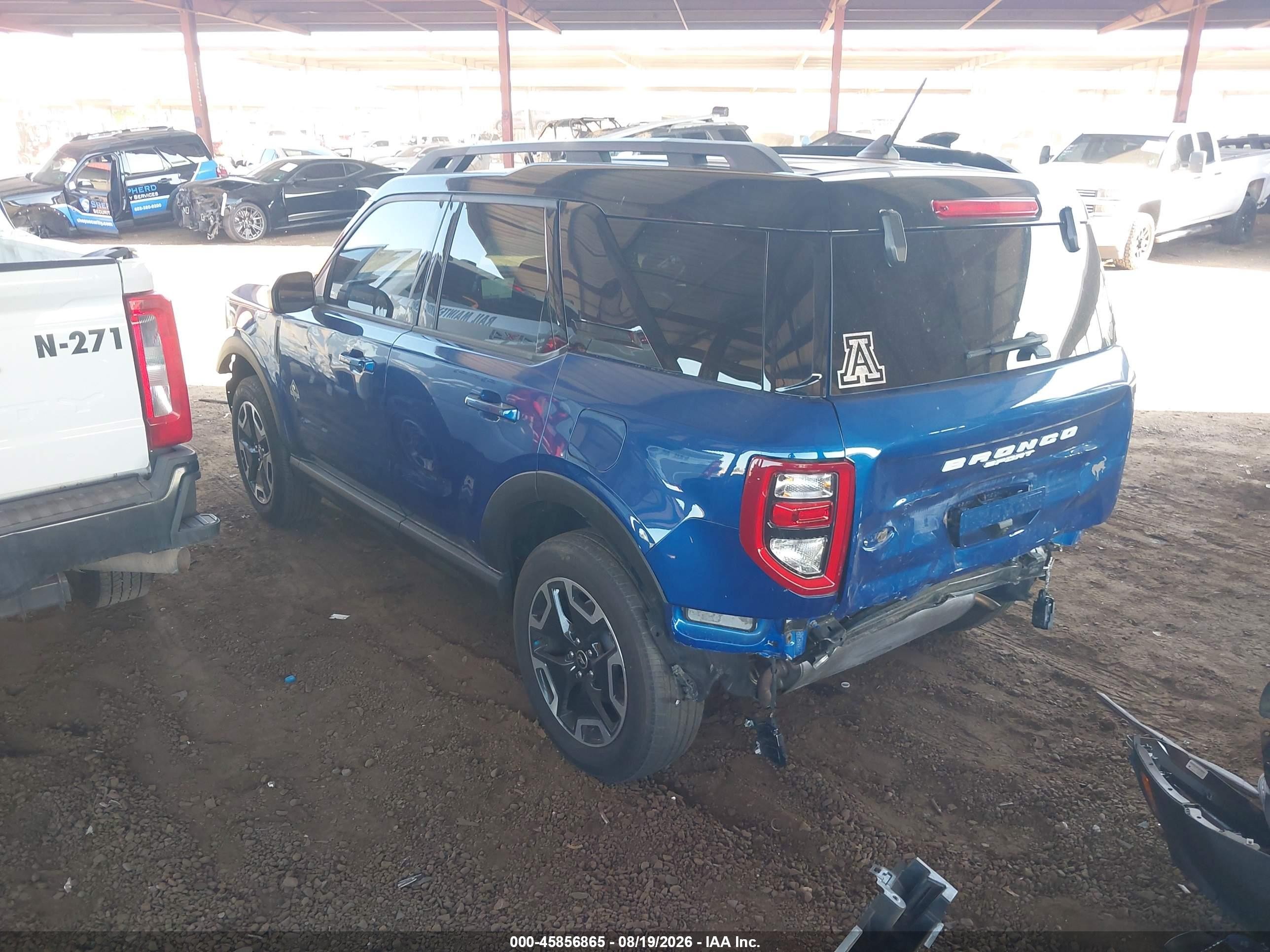 2024 Ford Bronco Sport Outer Banks Blue vin: 3FMCR9C69RRF07804