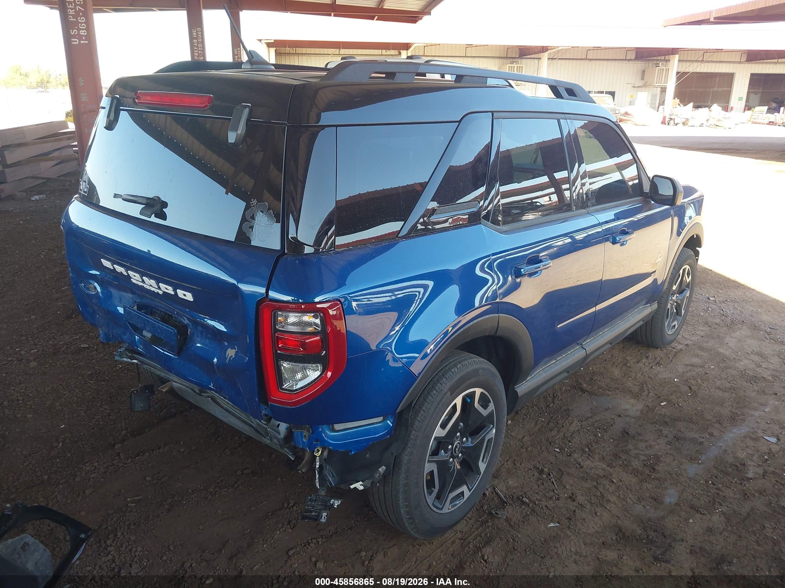 2024 Ford Bronco Sport Outer Banks Blue vin: 3FMCR9C69RRF07804