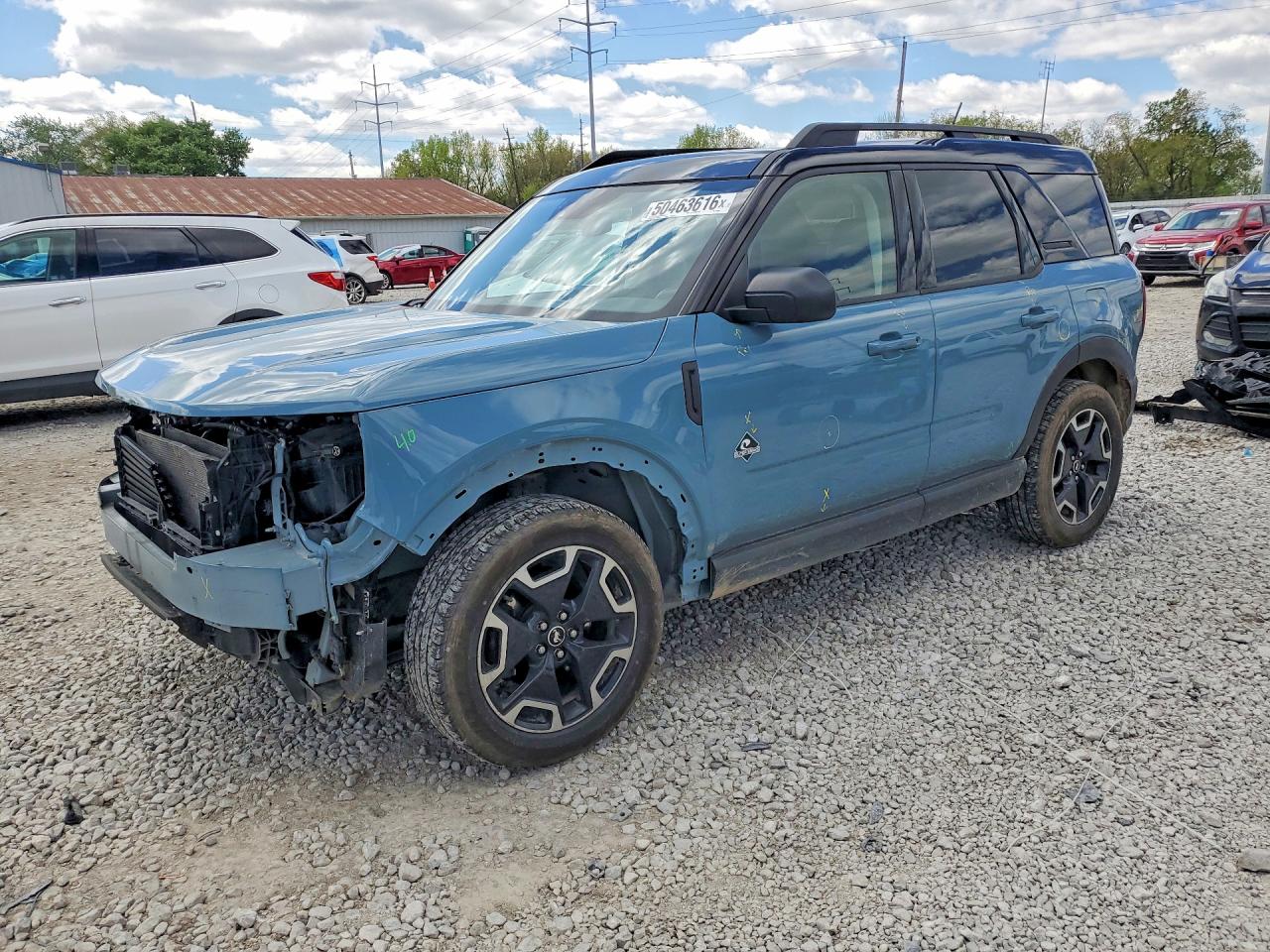 2021 Ford Bronco Sport Outer Banks Blue vin: 3FMCR9C6XMRA35489