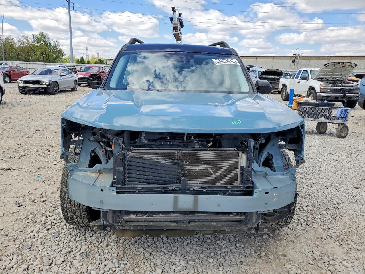 2021 Ford Bronco Sport Outer Banks Blue vin: 3FMCR9C6XMRA35489