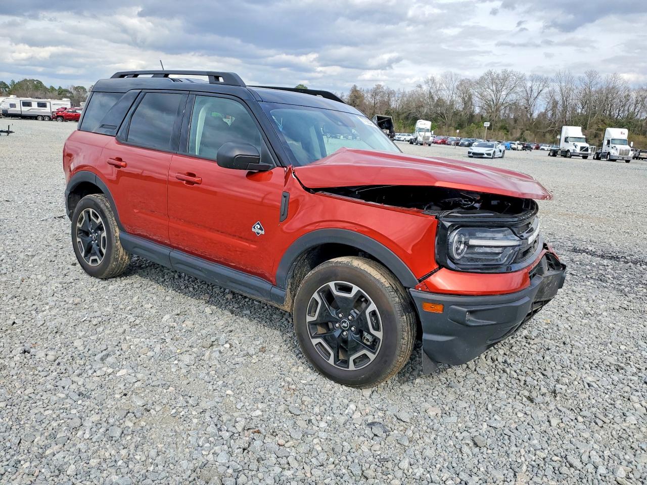 2024 Ford Bronco Sport Outer Banks Orange vin: 3FMCR9C6XRRE22650