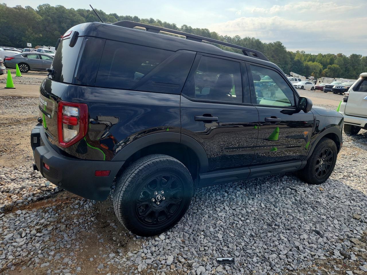 2025 Ford Bronco Sport Badlands Черный vin: 3FMCR9DA0SRE27526