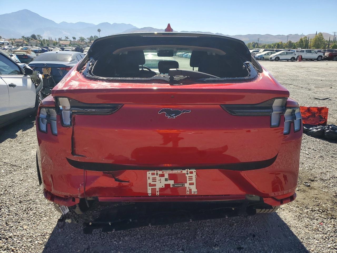 2022 Ford Mustang Mach-e Select Red vin: 3FMTK1RM8NMA60451