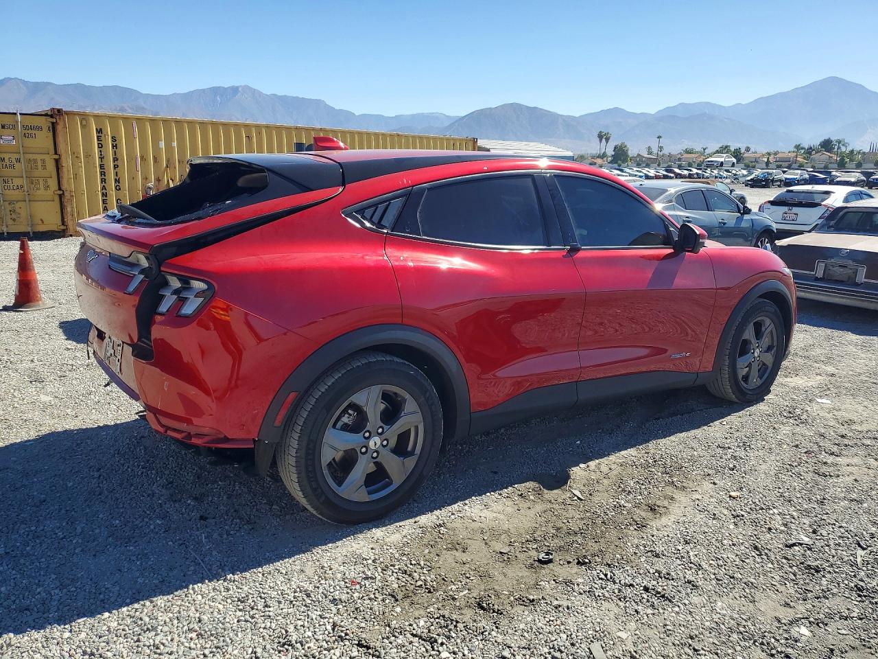 2022 Ford Mustang Mach-e Select Red vin: 3FMTK1RM8NMA60451