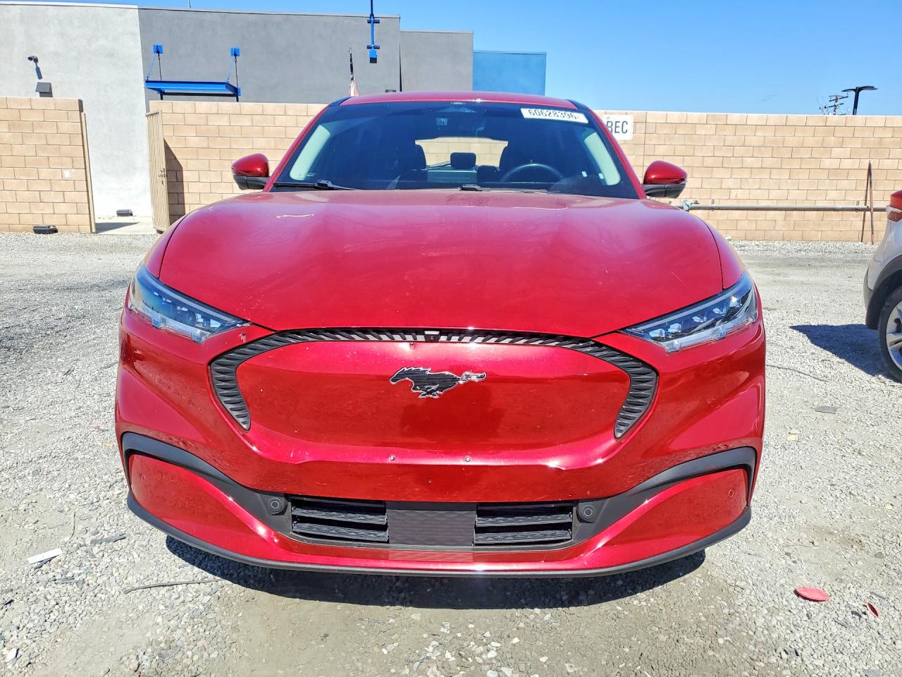 2022 Ford Mustang Mach-e Select Red vin: 3FMTK1RM8NMA60451