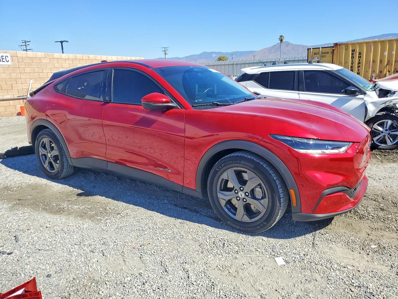 2022 Ford Mustang Mach-e Select Red vin: 3FMTK1RM8NMA60451