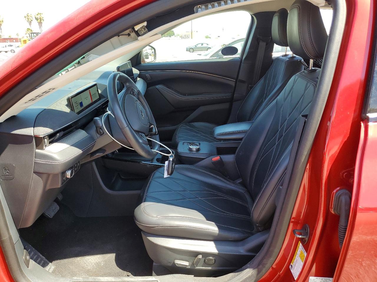 2022 Ford Mustang Mach-e Select Red vin: 3FMTK1SS2NMA25249