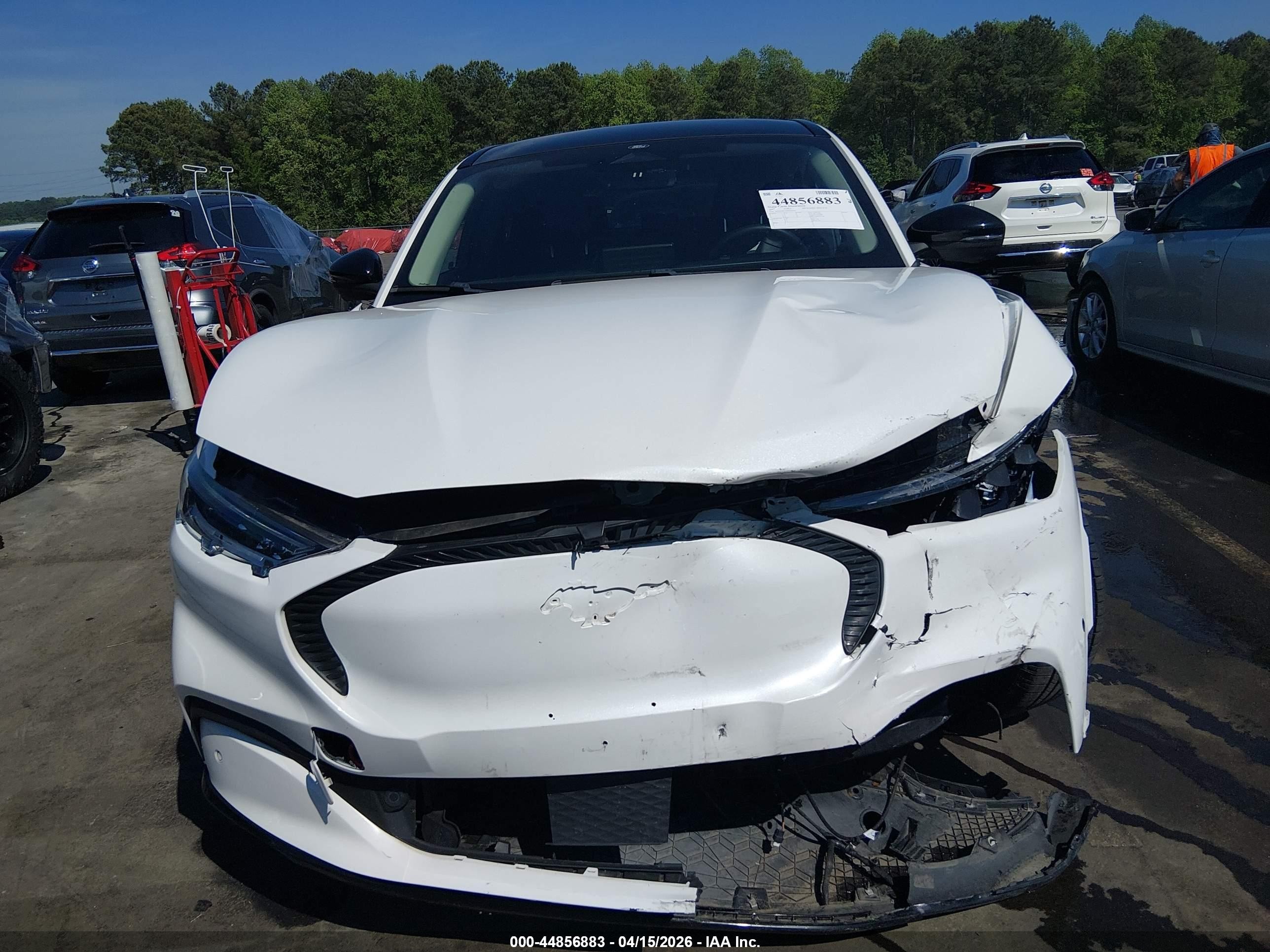 2021 Ford Mustang Mach-e California Route 1 White vin: 3FMTK2R71MMA01661