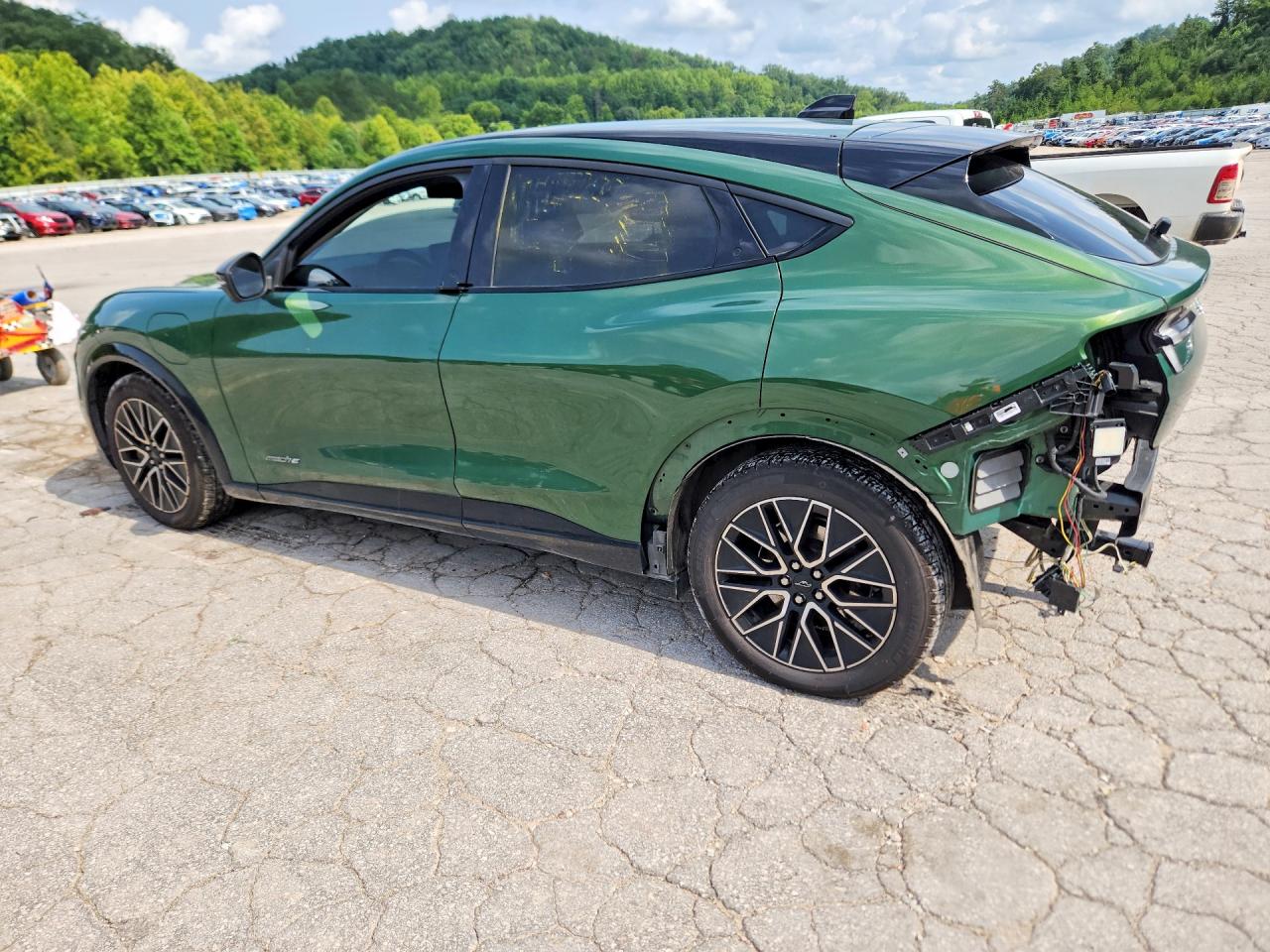 2024 Ford Mustang Mach-e Premium Зеленый vin: 3FMTK3R46RMA03618