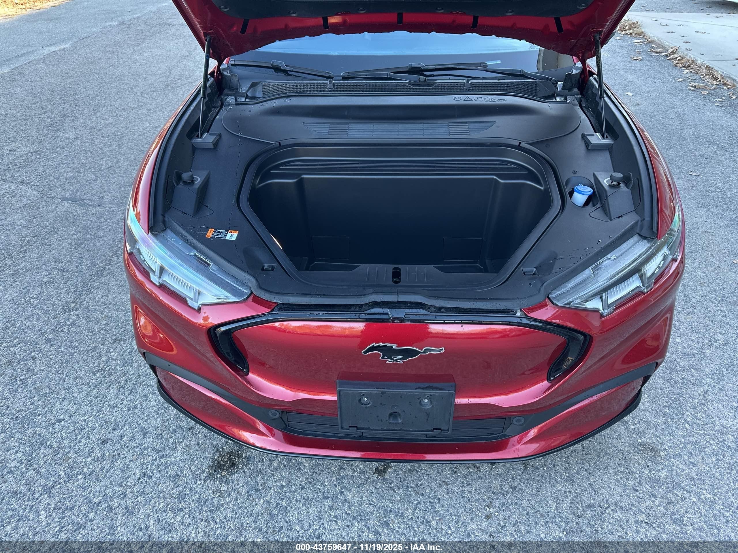 2021 Ford Mustang Mach-e Premium Red vin: 3FMTK3R75MMA61531