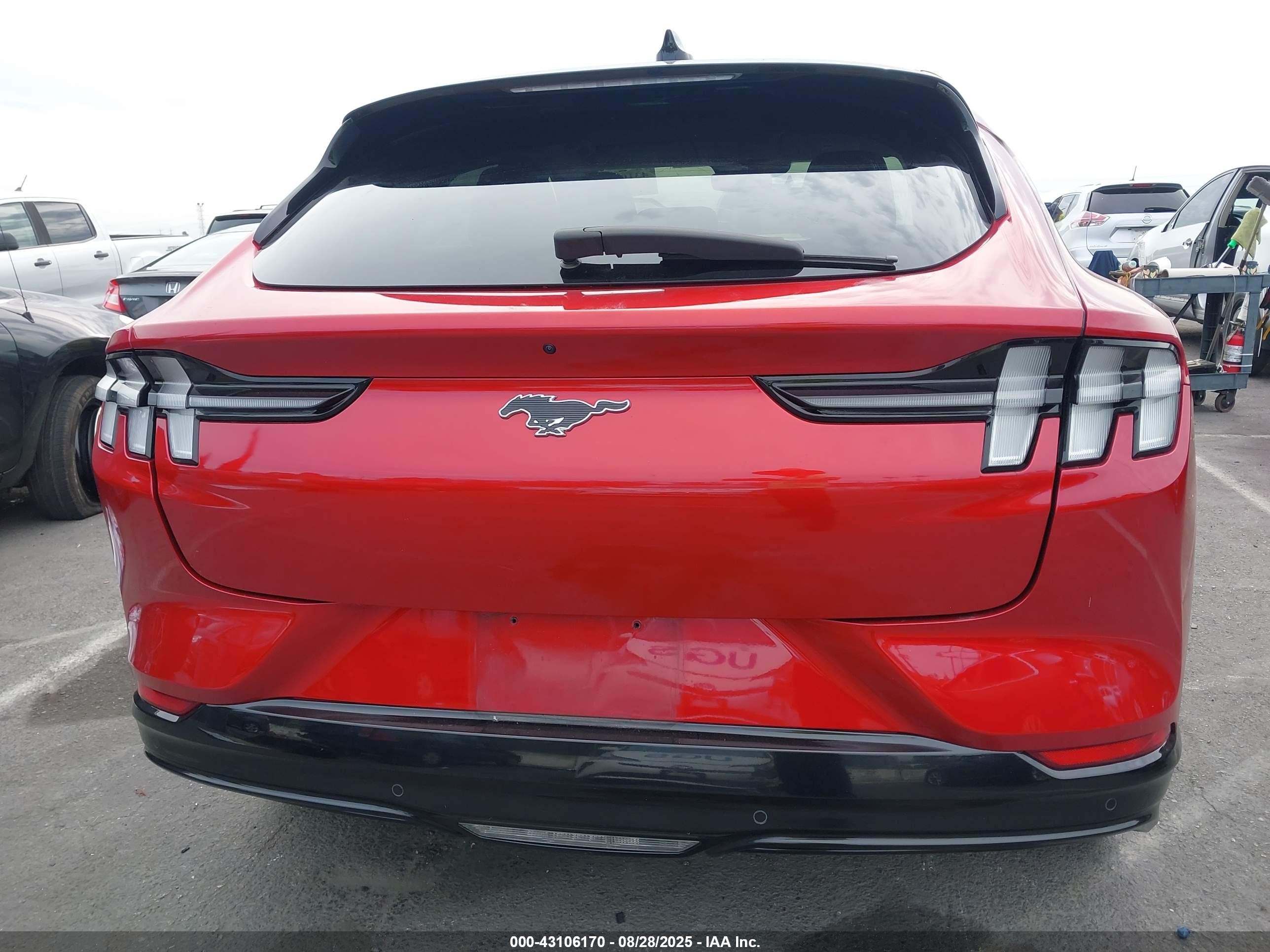 2021 Ford Mustang Mach-e Premium Burgundy vin: 3FMTK3RM8MMA56796