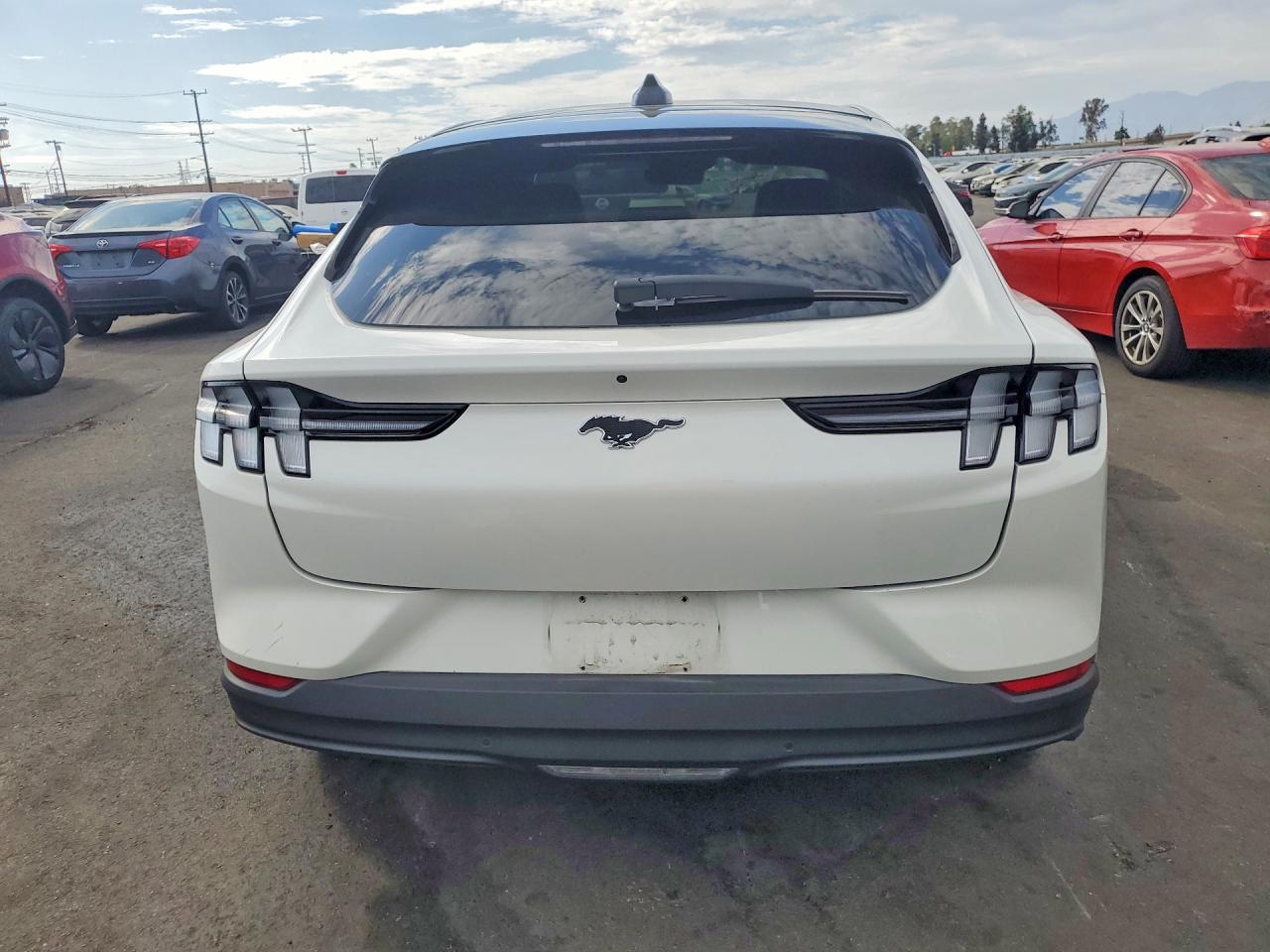 2025 Ford Mustang Mach-e Premium White vin: 3FMTK3S59SMA04898