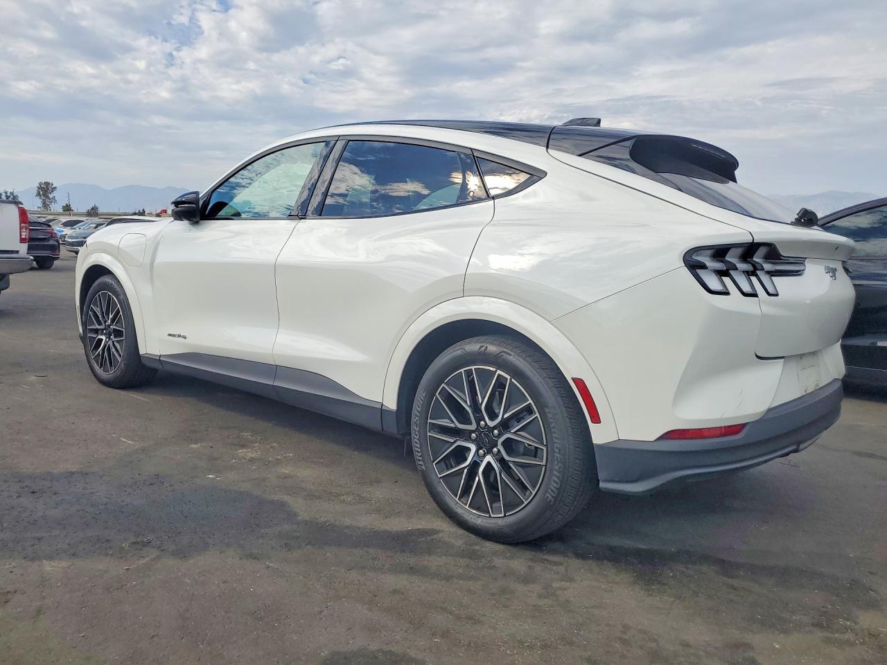 2025 Ford Mustang Mach-e Premium White vin: 3FMTK3S59SMA04898