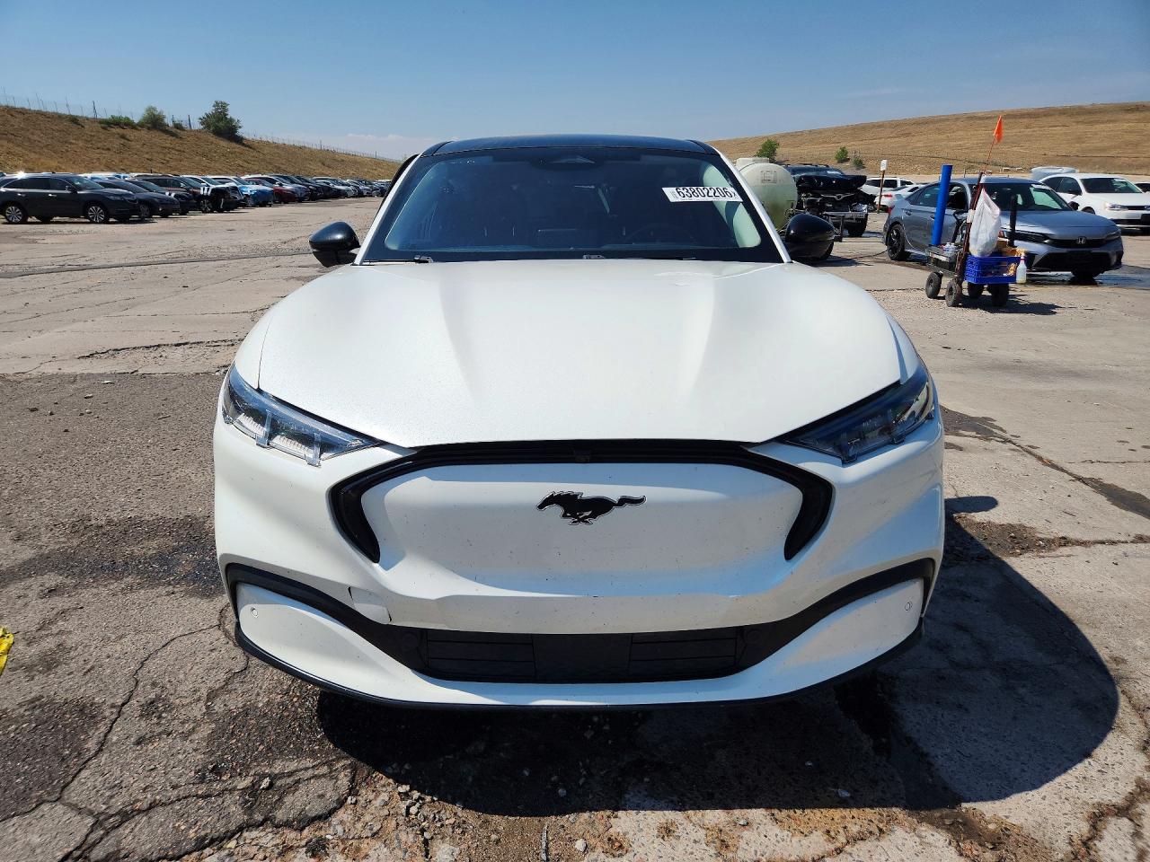 2021 Ford Mustang Mach-e Premium White vin: 3FMTK3SSXMMA54735
