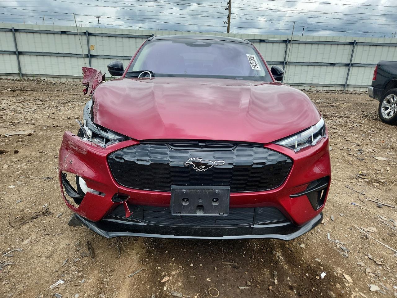 2025 Ford Mustang Mach-e Premium Red vin: 3FMTK3SU2SMA22781