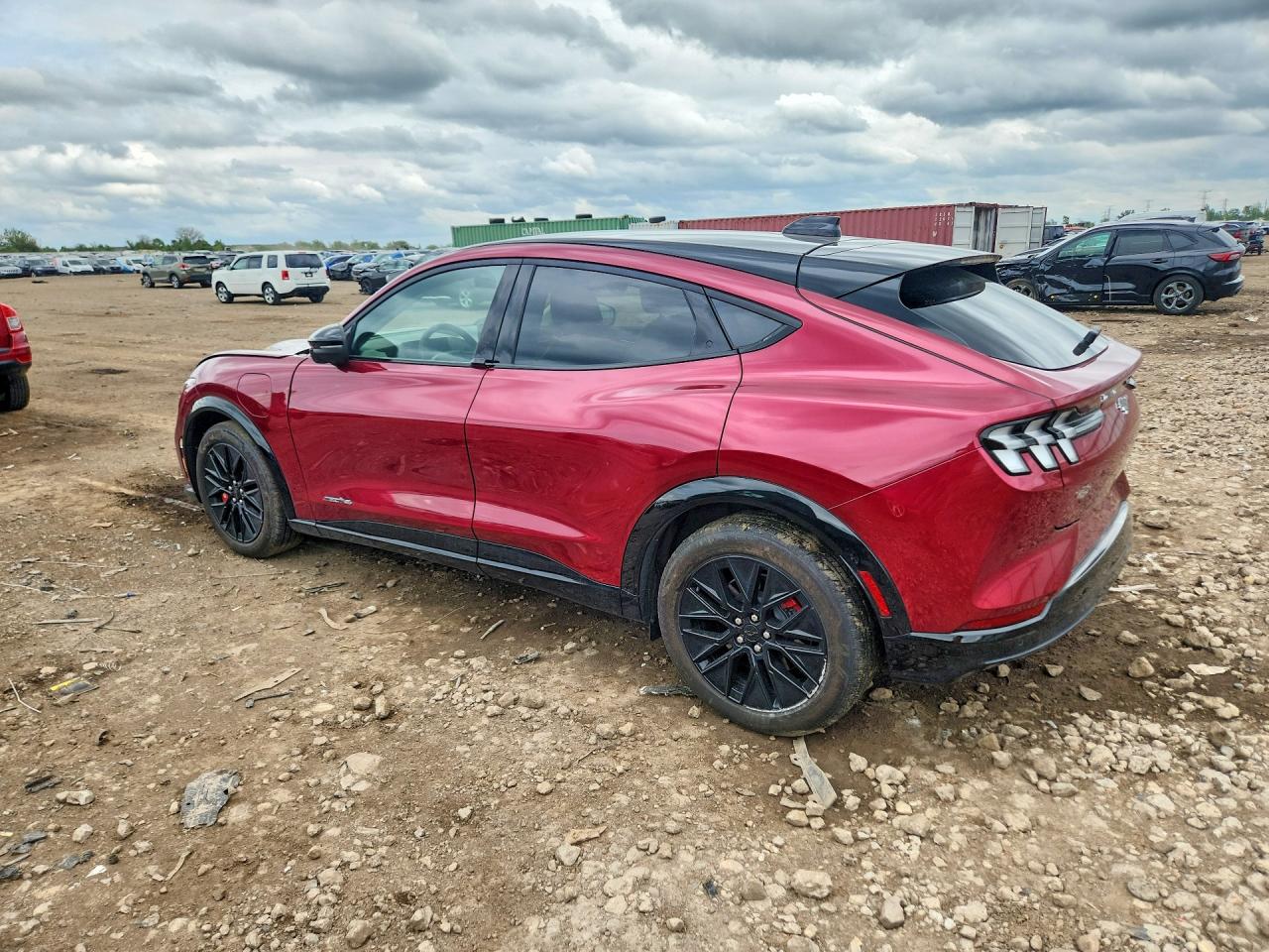 2025 Ford Mustang Mach-e Premium Red vin: 3FMTK3SU2SMA22781