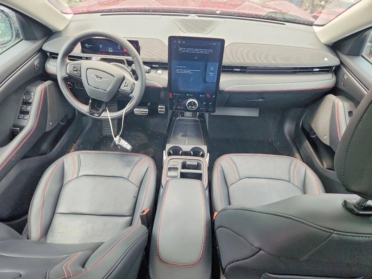 2025 Ford Mustang Mach-e Premium Red vin: 3FMTK3SU2SMA22781