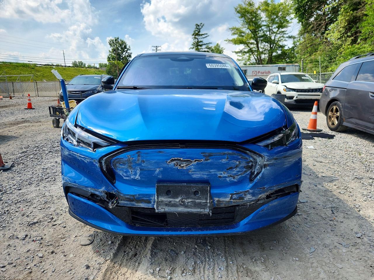 2025 Ford Mustang Mach-e Premium Blue vin: 3FMTK3SU6SMA52706
