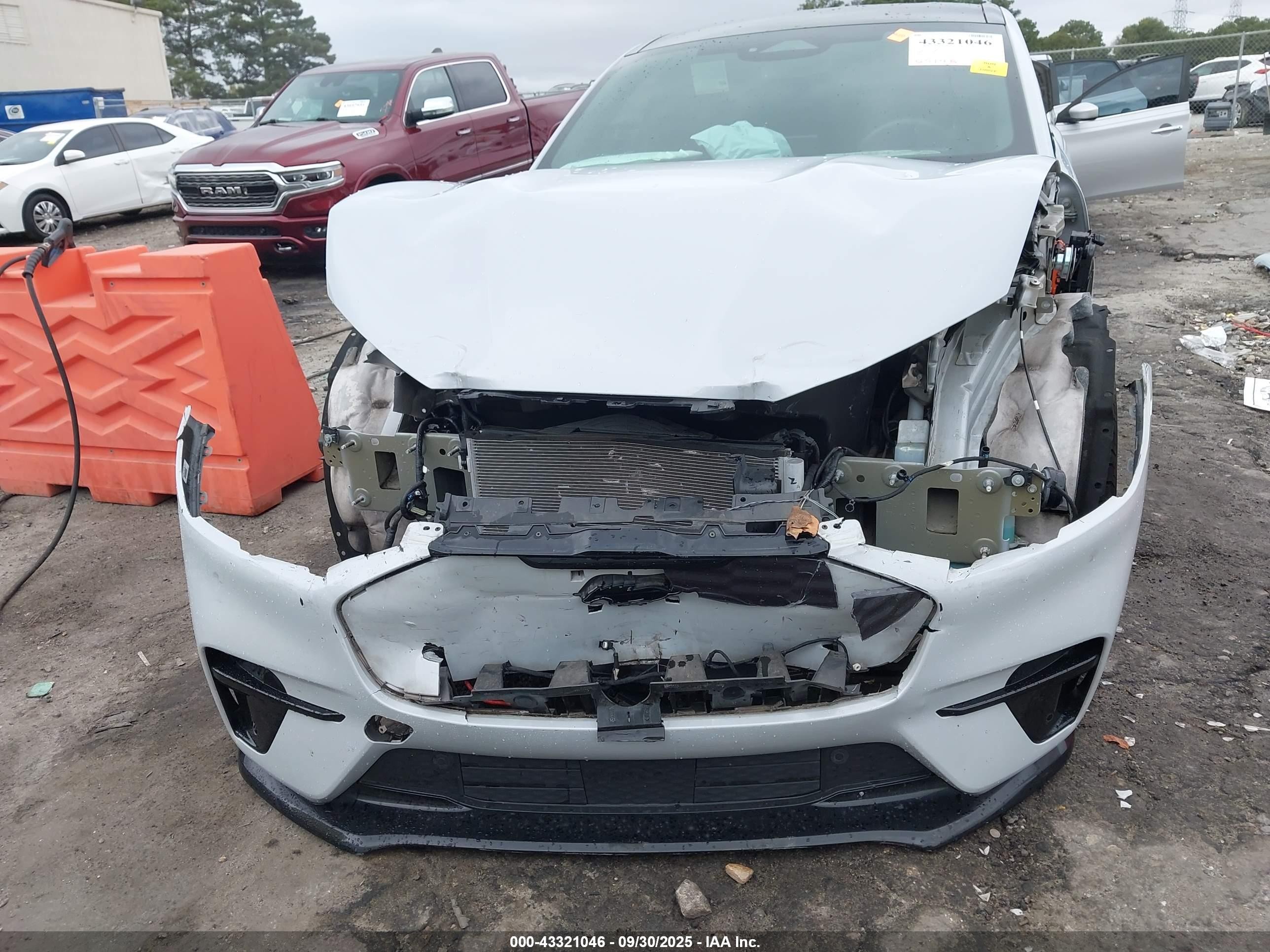 2021 Ford Mustang Mach-e Gt White vin: 3FMTK4SE2MME03046