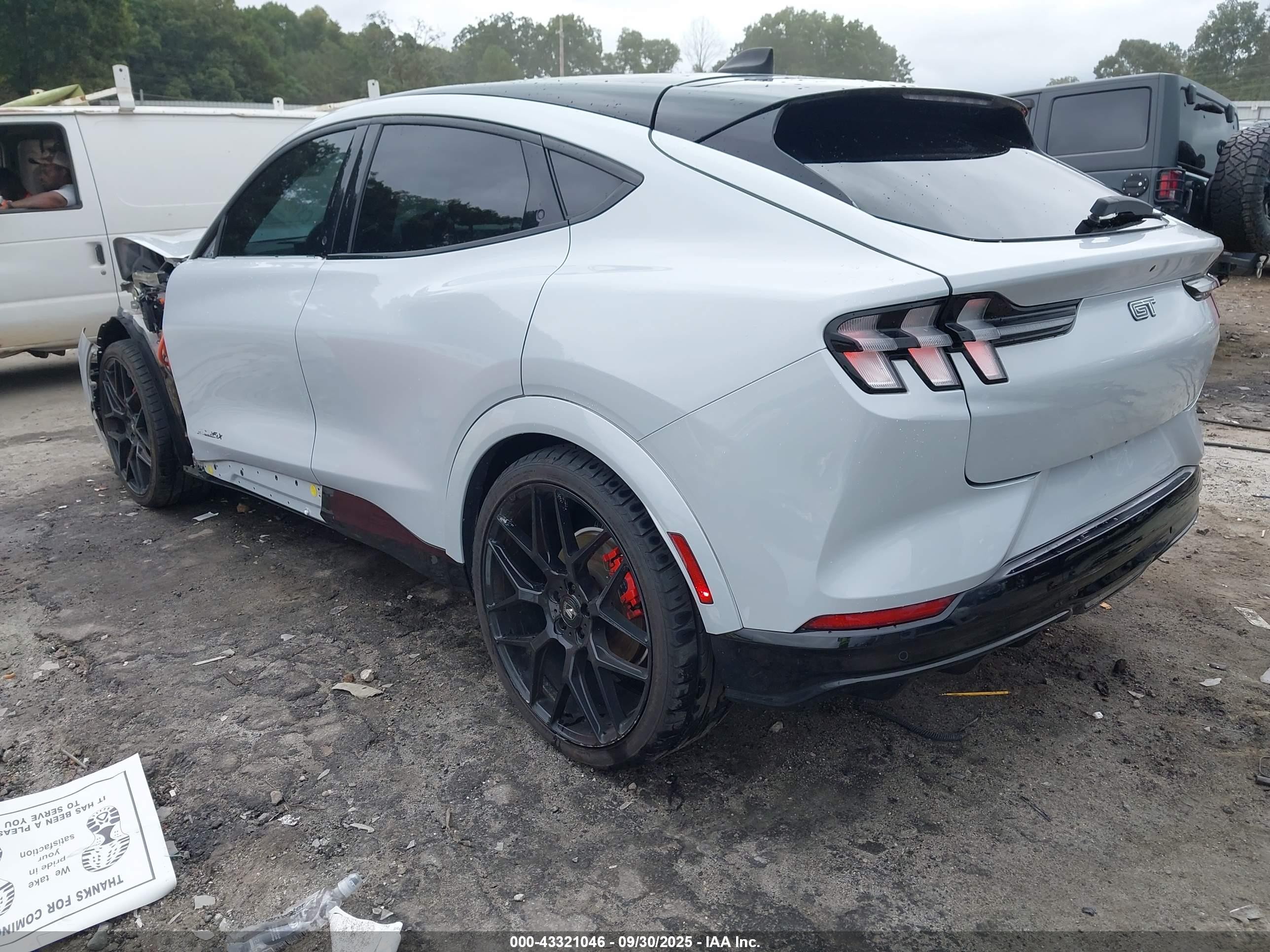 2021 Ford Mustang Mach-e Gt White vin: 3FMTK4SE2MME03046