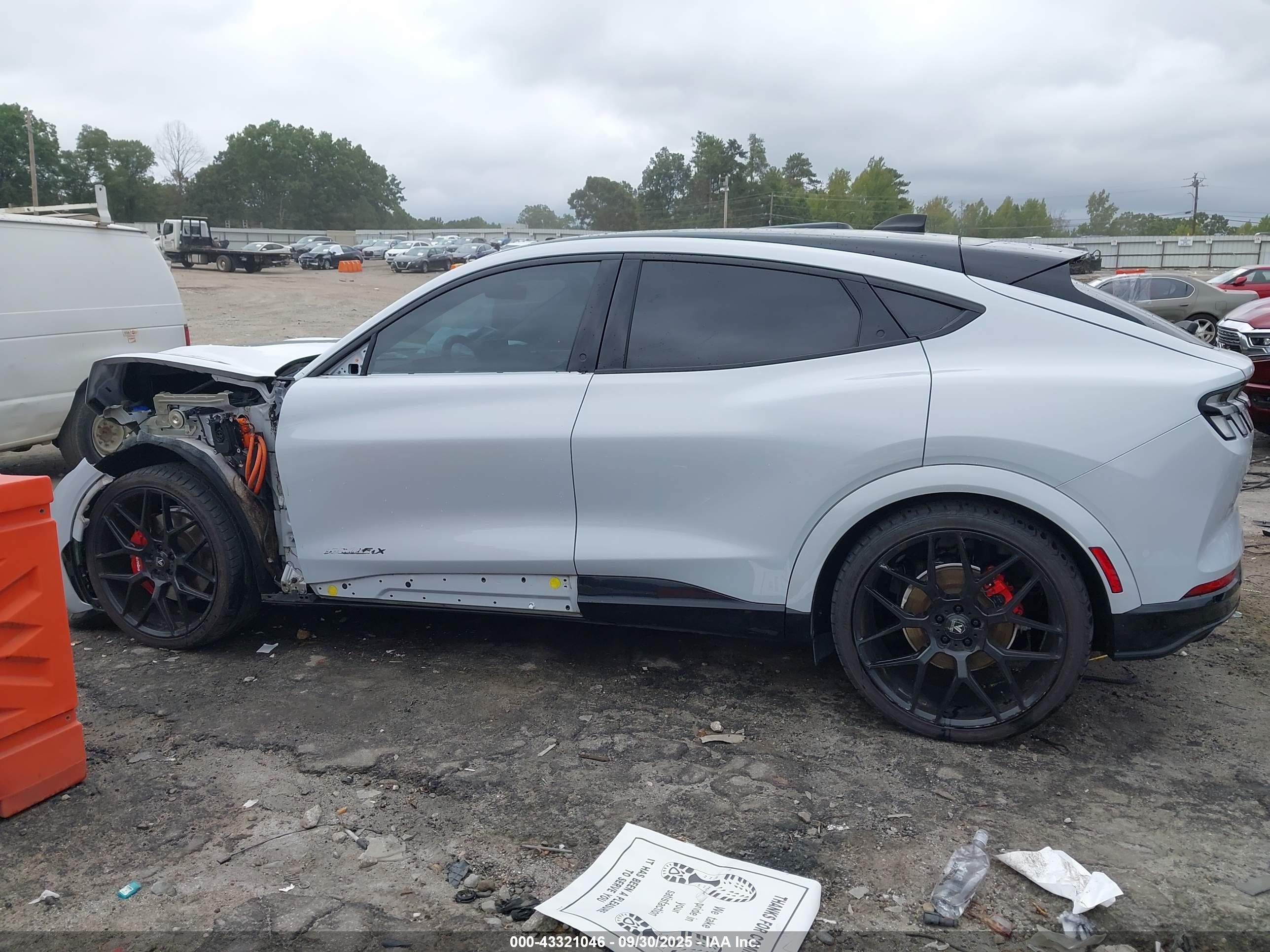 2021 Ford Mustang Mach-e Gt White vin: 3FMTK4SE2MME03046