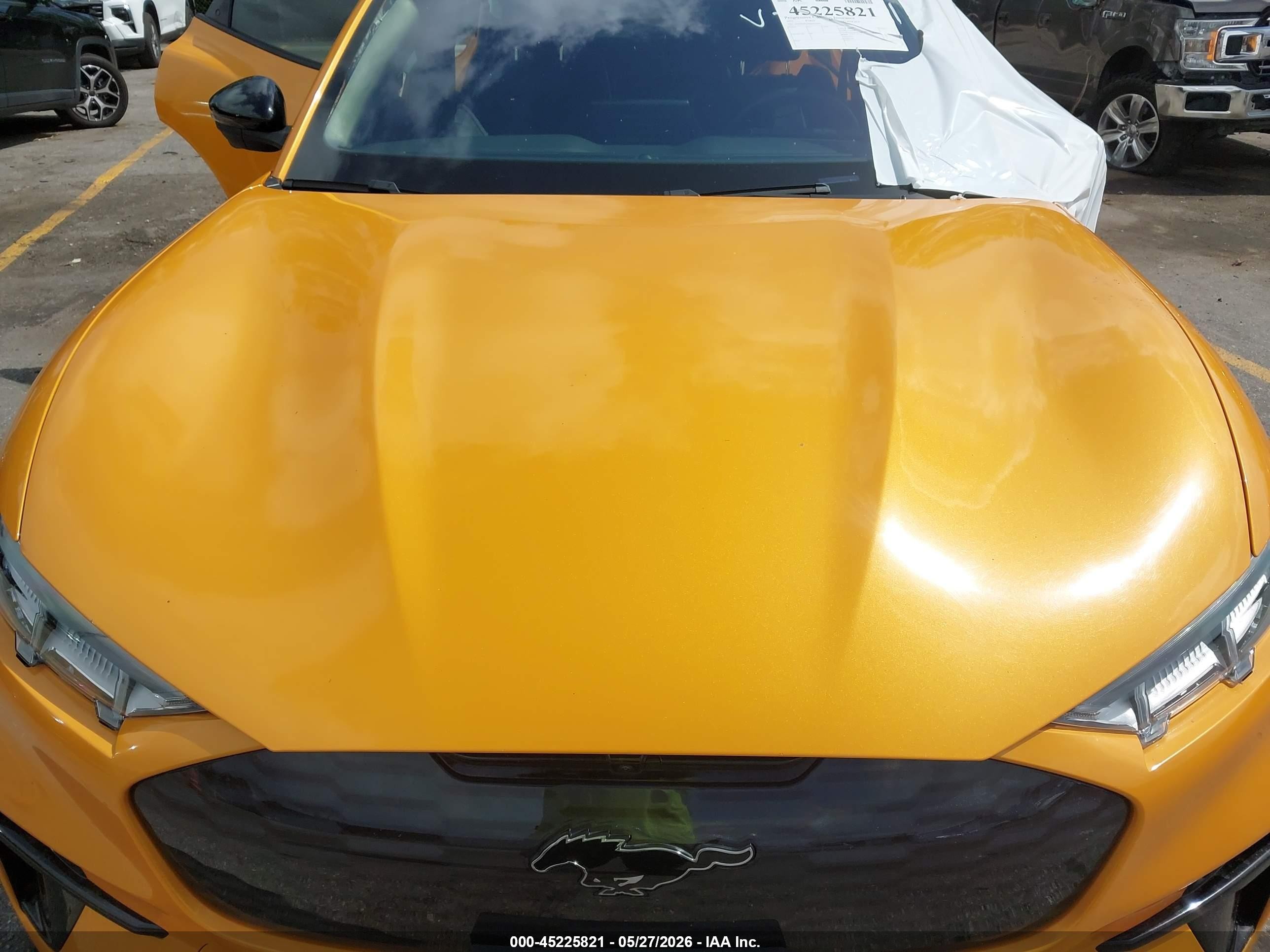 2021 Ford Mustang Mach-e Gt Оранжевый vin: 3FMTK4SE8MME00491