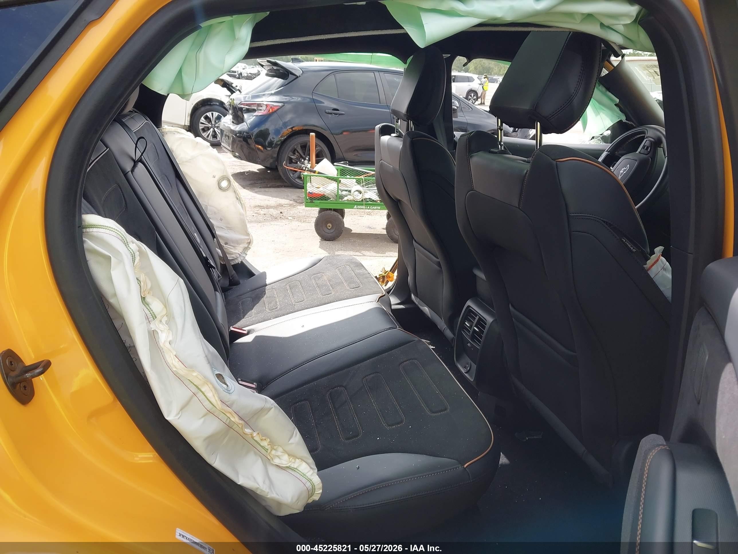2021 Ford Mustang Mach-e Gt Оранжевый vin: 3FMTK4SE8MME00491