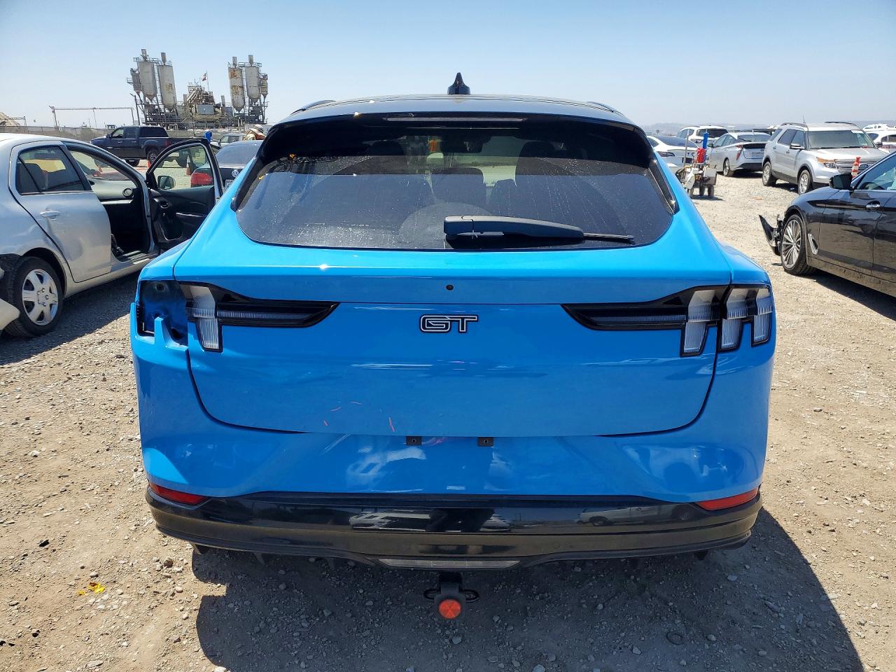 2023 Ford Mustang Mach-e Gt Синий vin: 3FMTK4SE9PMA75936