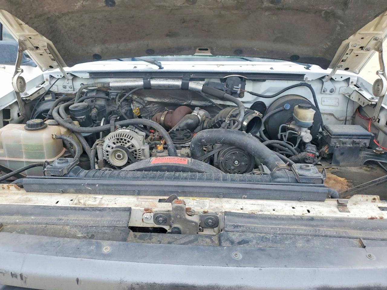 1997 Ford F-250 White vin: 3FTHF25F5VMA72651