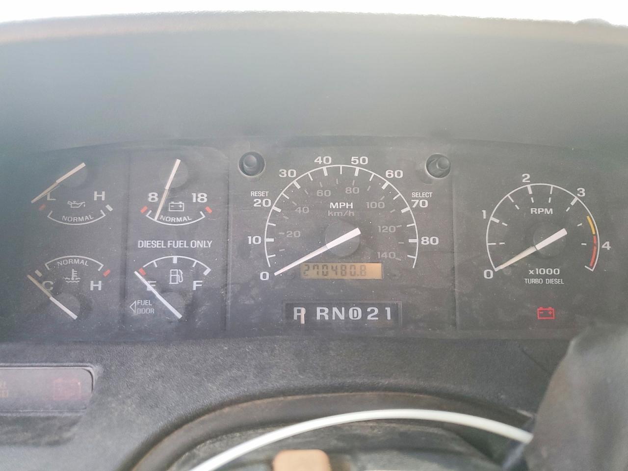 1997 Ford F-250 White vin: 3FTHF25F5VMA72651