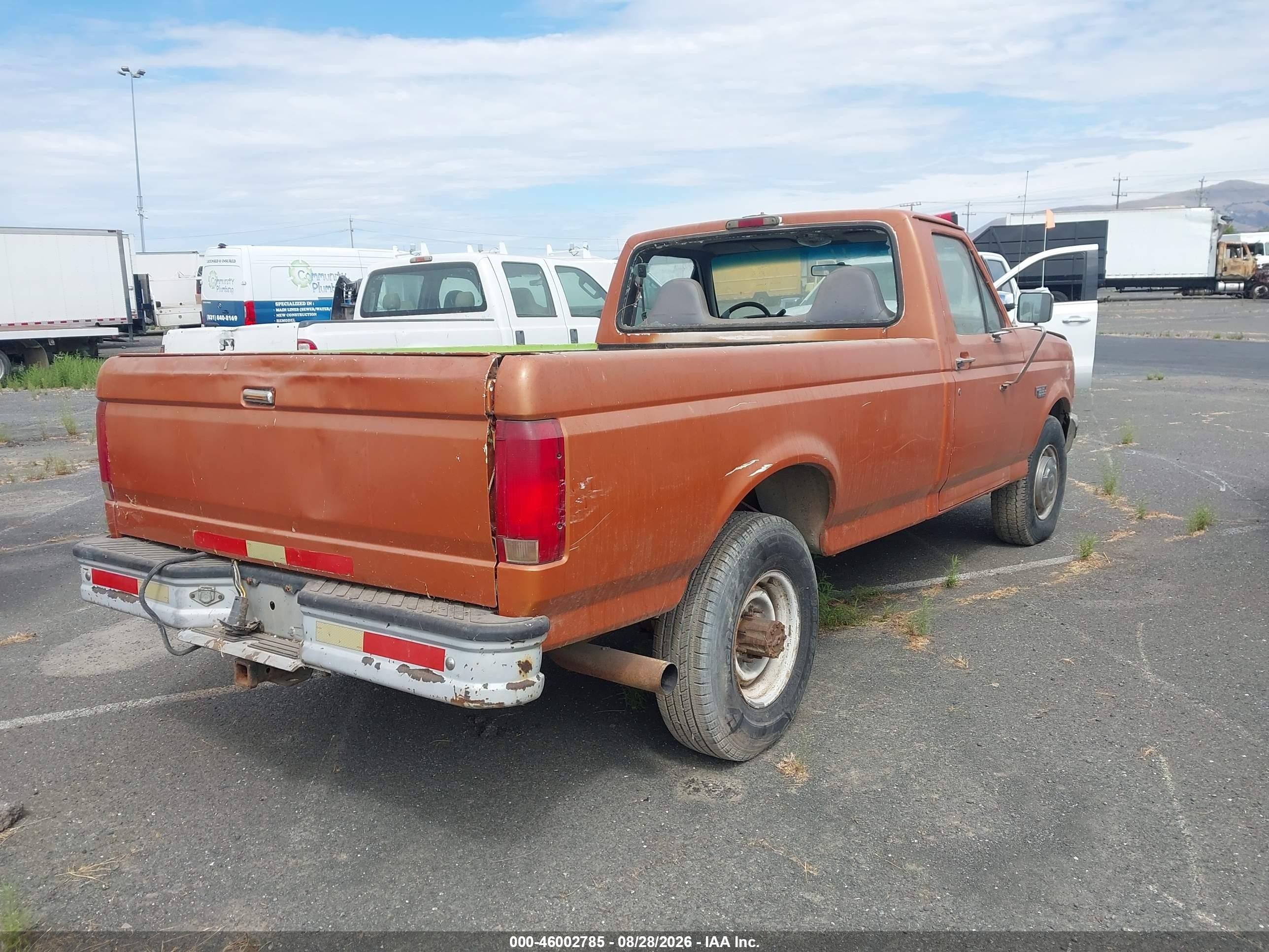 1997 Ford F-250 Hd Xlt Brown vin: 3FTHF25F8VMA56315