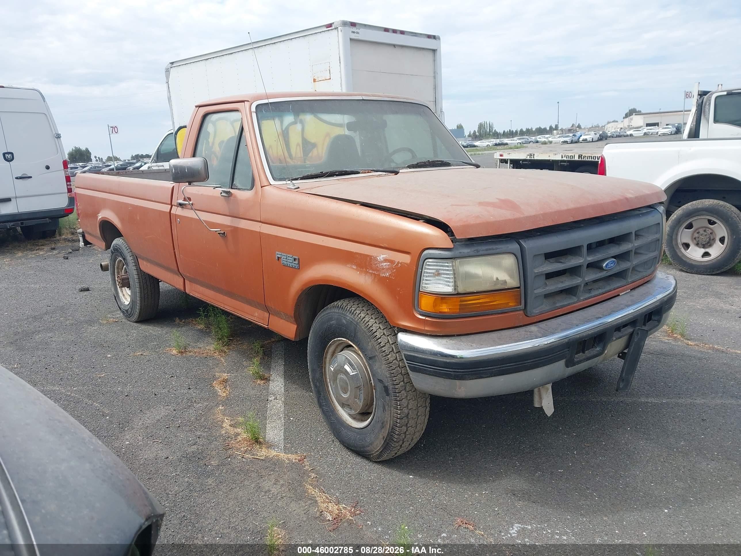 1997 Ford F-250 Hd Xlt Brown vin: 3FTHF25F8VMA56315