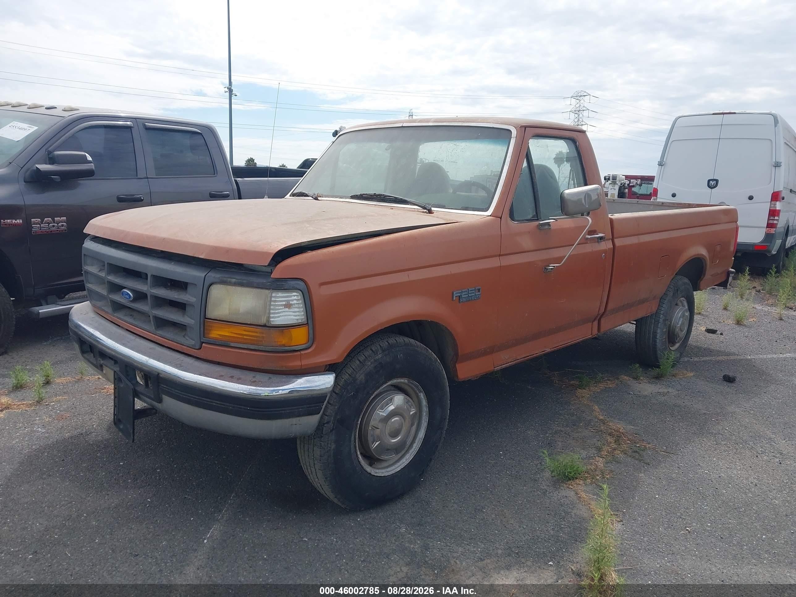1997 Ford F-250 Hd Xlt Brown vin: 3FTHF25F8VMA56315
