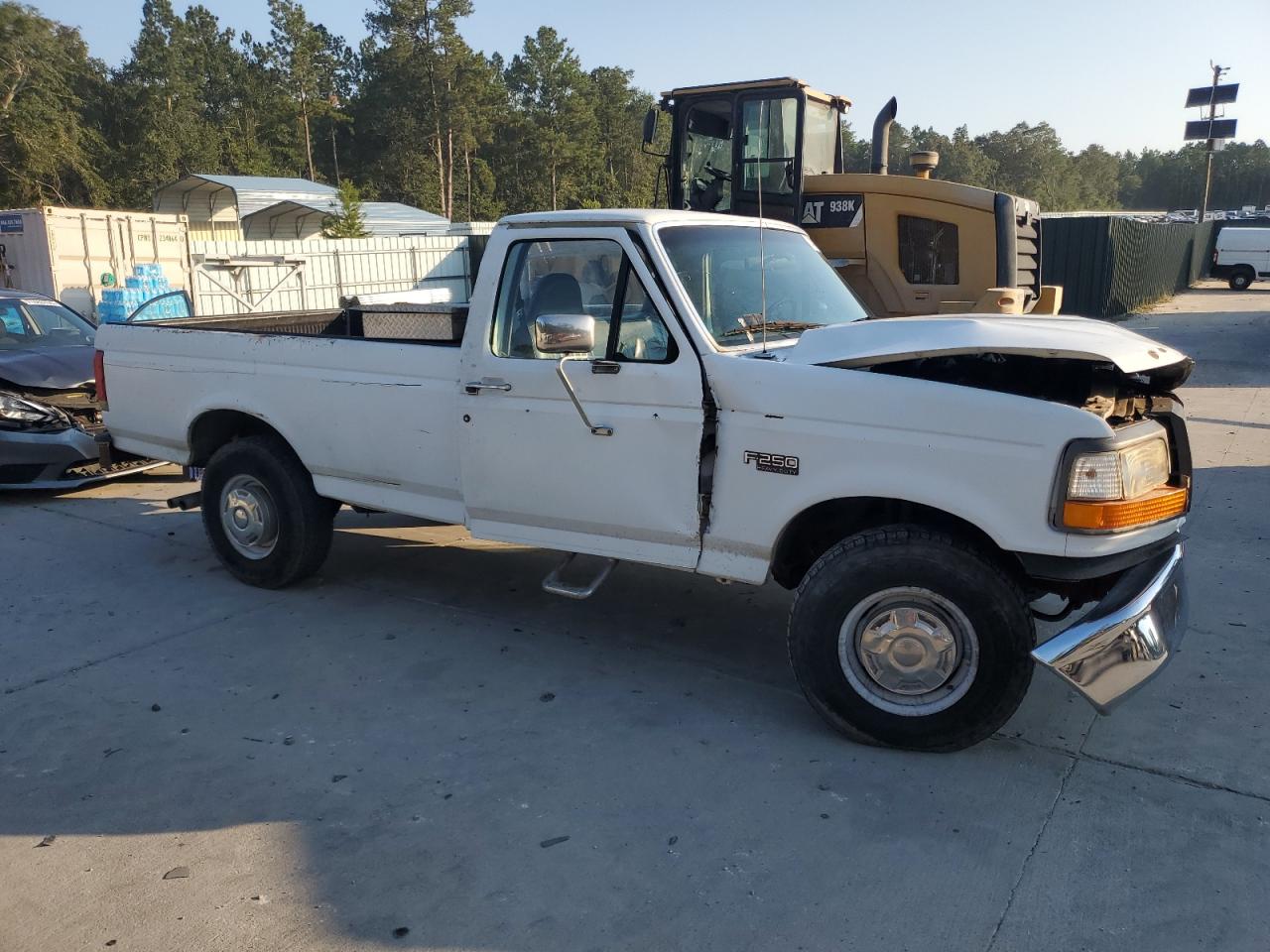 1997 Ford F250 White vin: 3FTHF25H1VMA51443