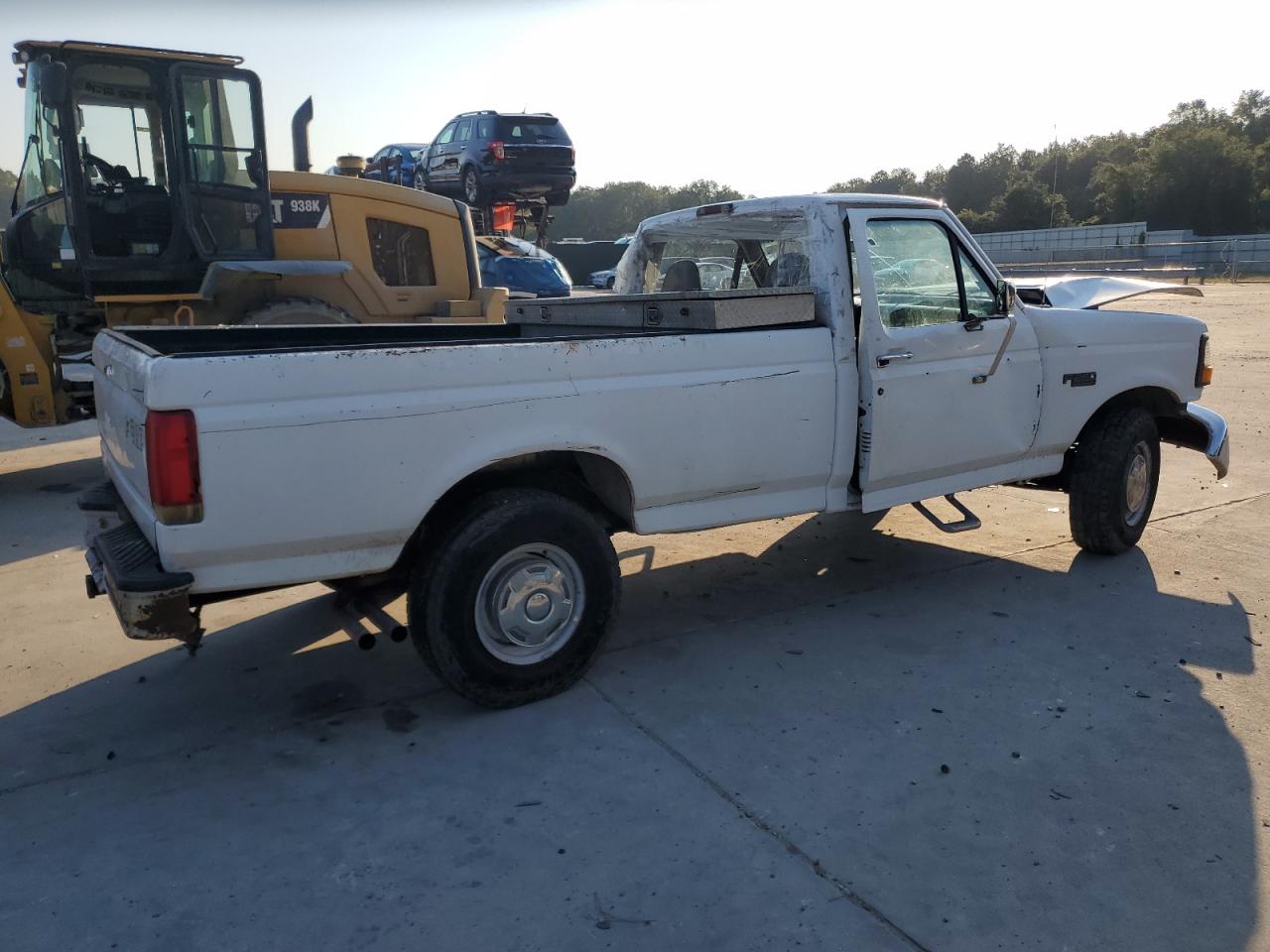 1997 Ford F250 White vin: 3FTHF25H1VMA51443