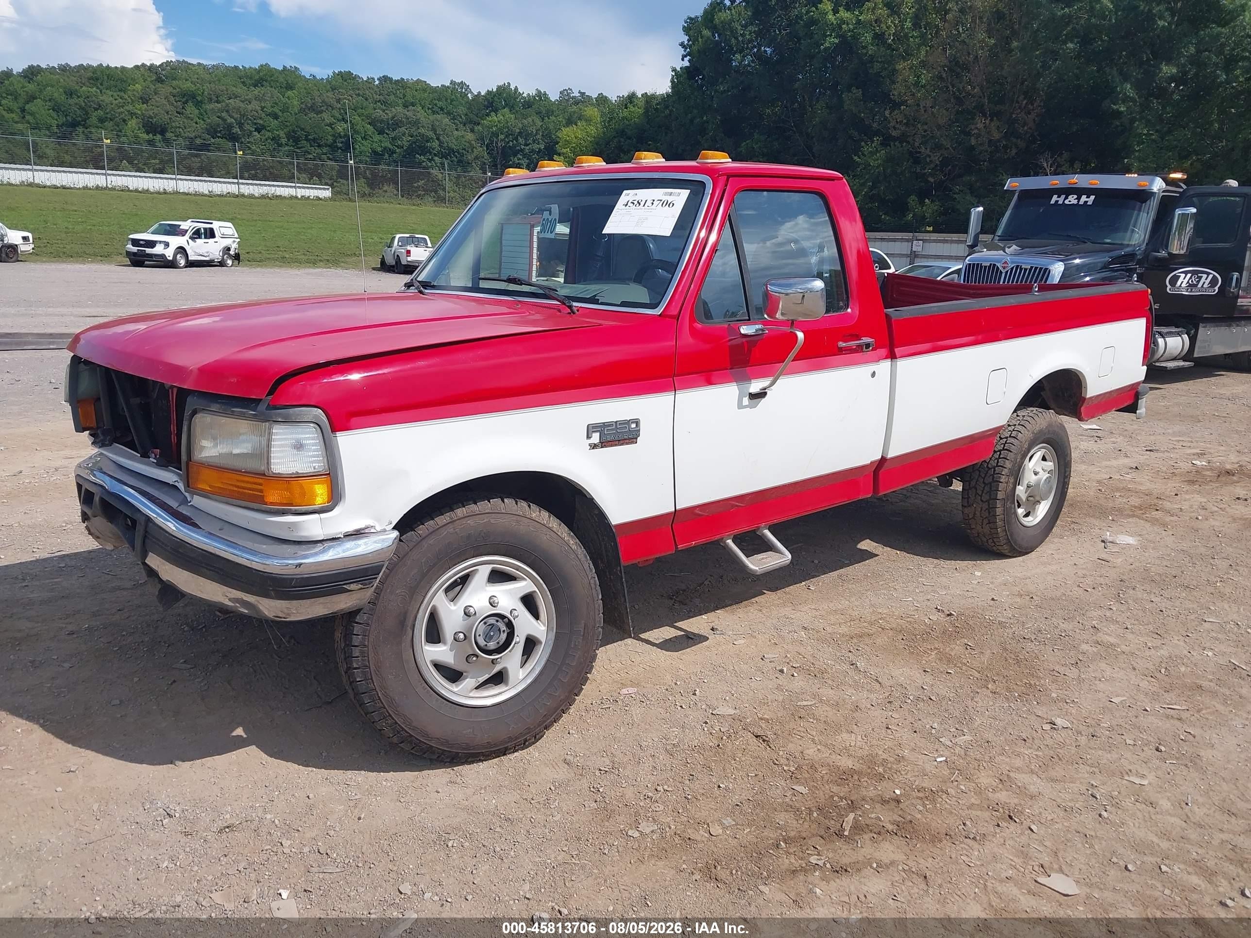 1997 Ford F-250 Hd Xl Red vin: 3FTHF26FXVMA00892