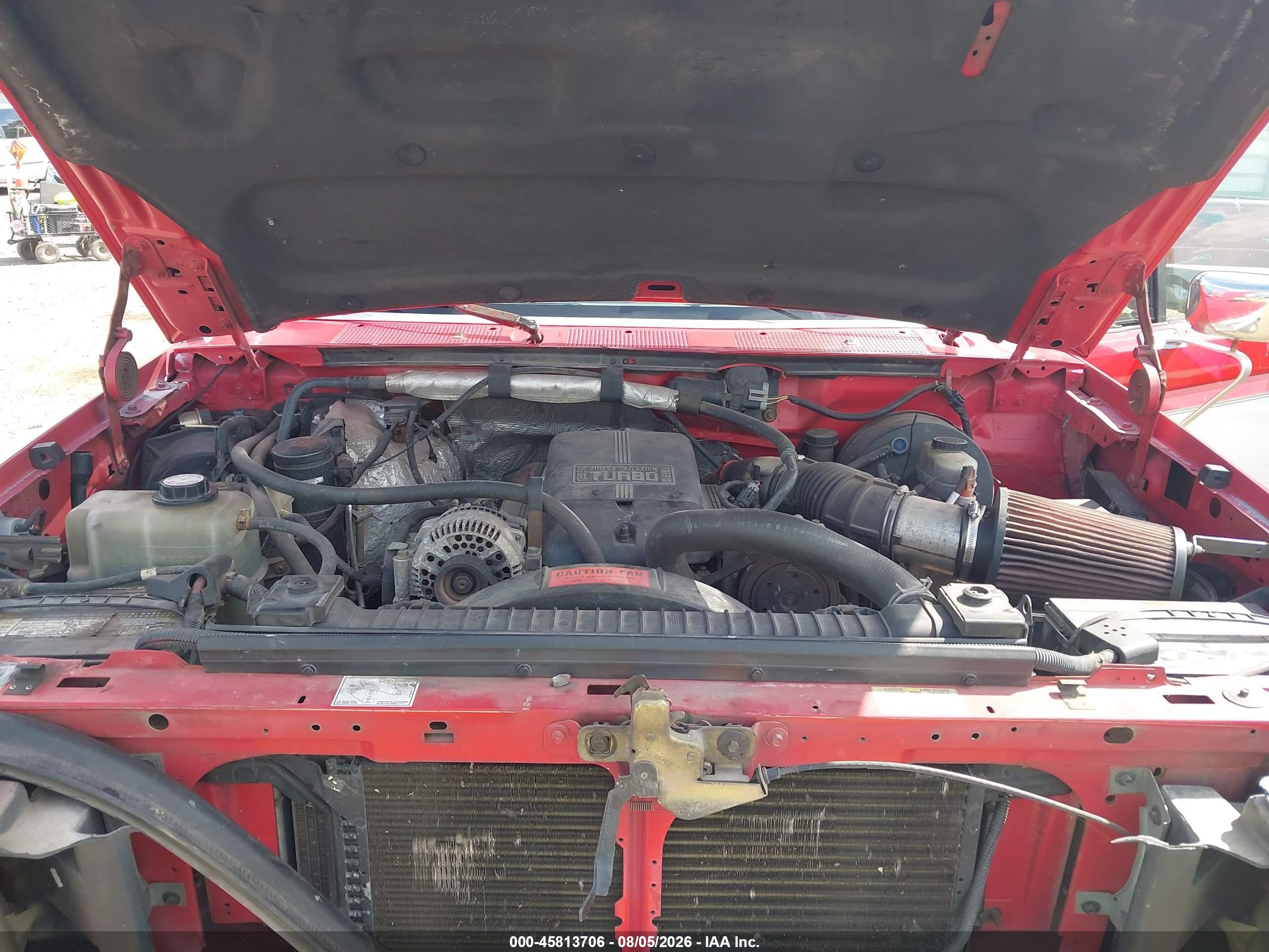 1997 Ford F-250 Hd Xl Red vin: 3FTHF26FXVMA00892