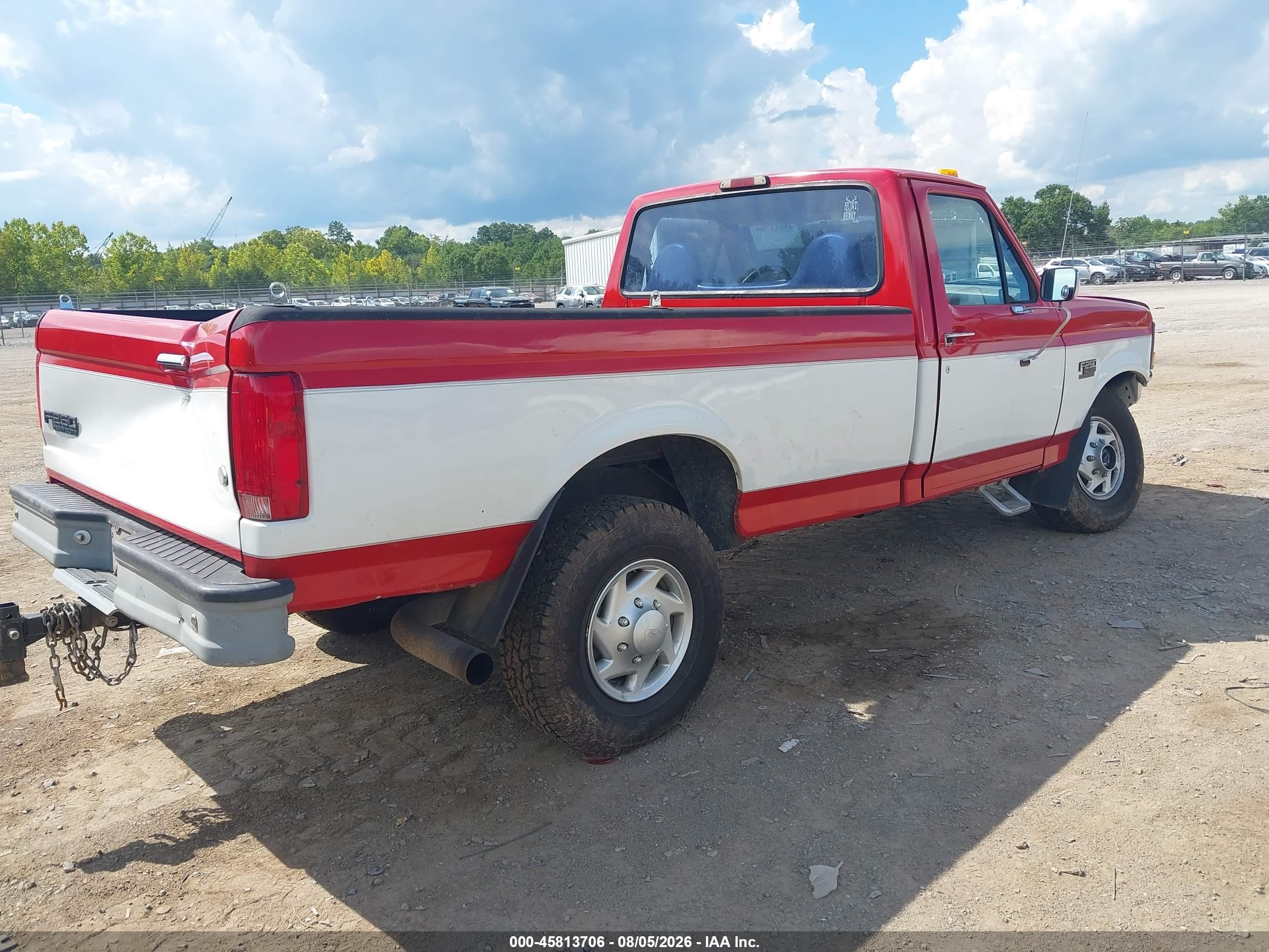 1997 Ford F-250 Hd Xl Red vin: 3FTHF26FXVMA00892