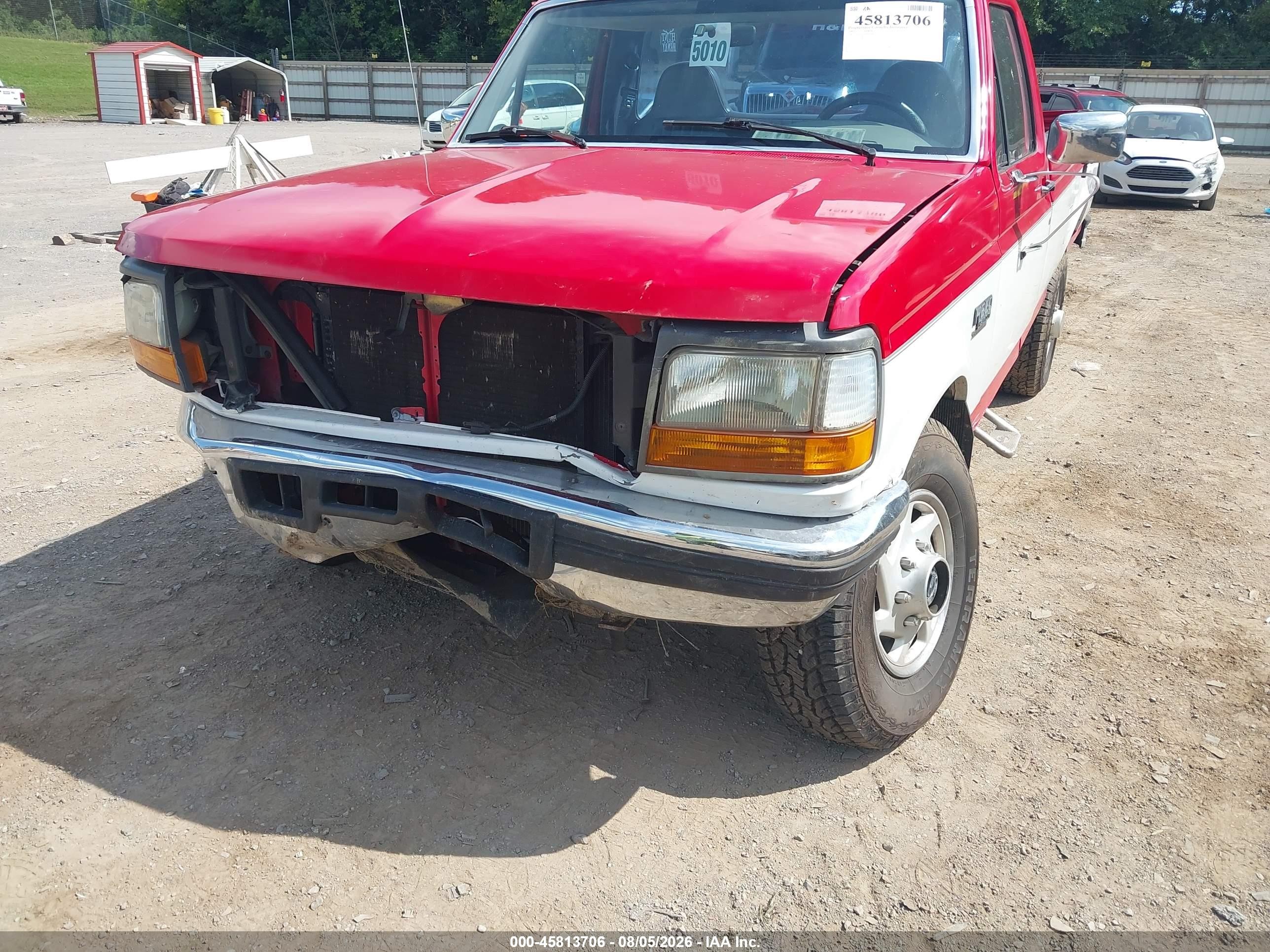 1997 Ford F-250 Hd Xl Red vin: 3FTHF26FXVMA00892