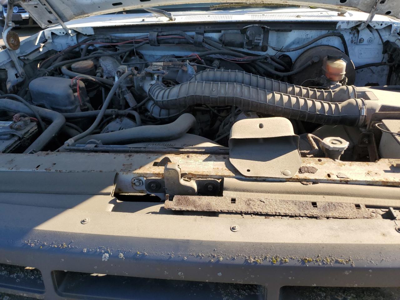 1997 Ford F250 White vin: 3FTHF26H9VMA57411