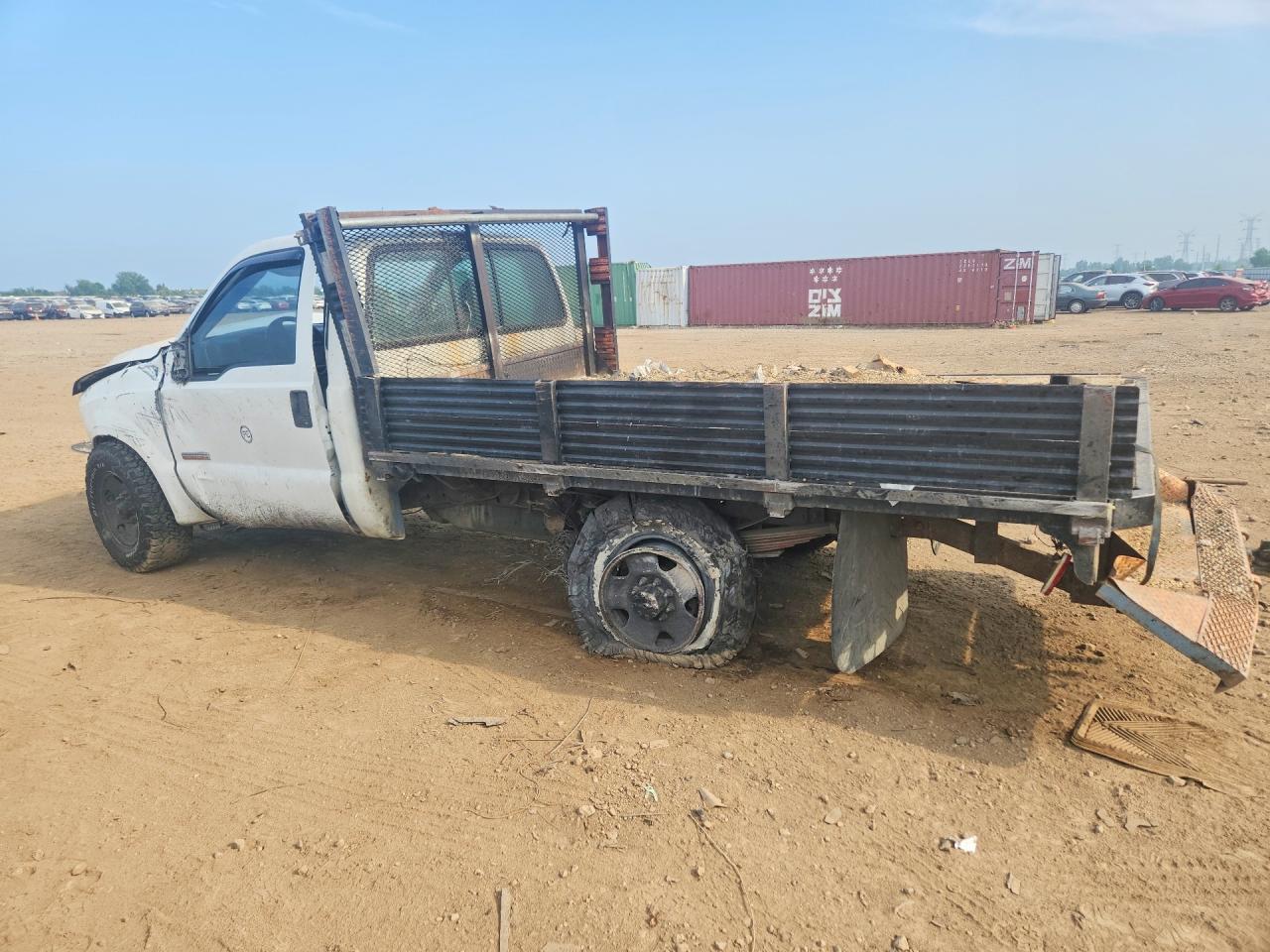 2001 Ford F250 Super Duty White vin: 3FTNF20F71MA67908