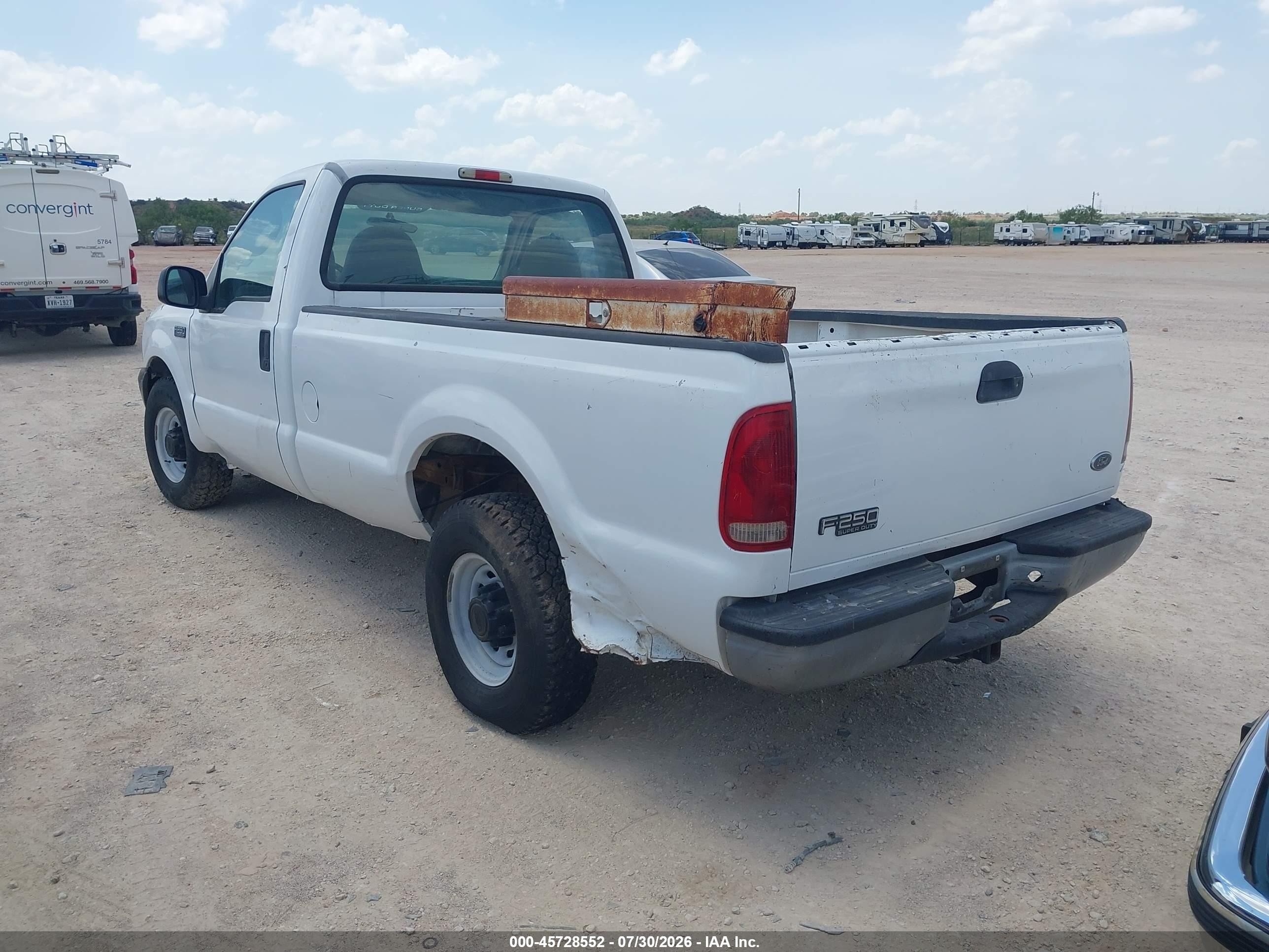 2003 Ford F-250 Xl/xlt White vin: 3FTNF20L53MB26365