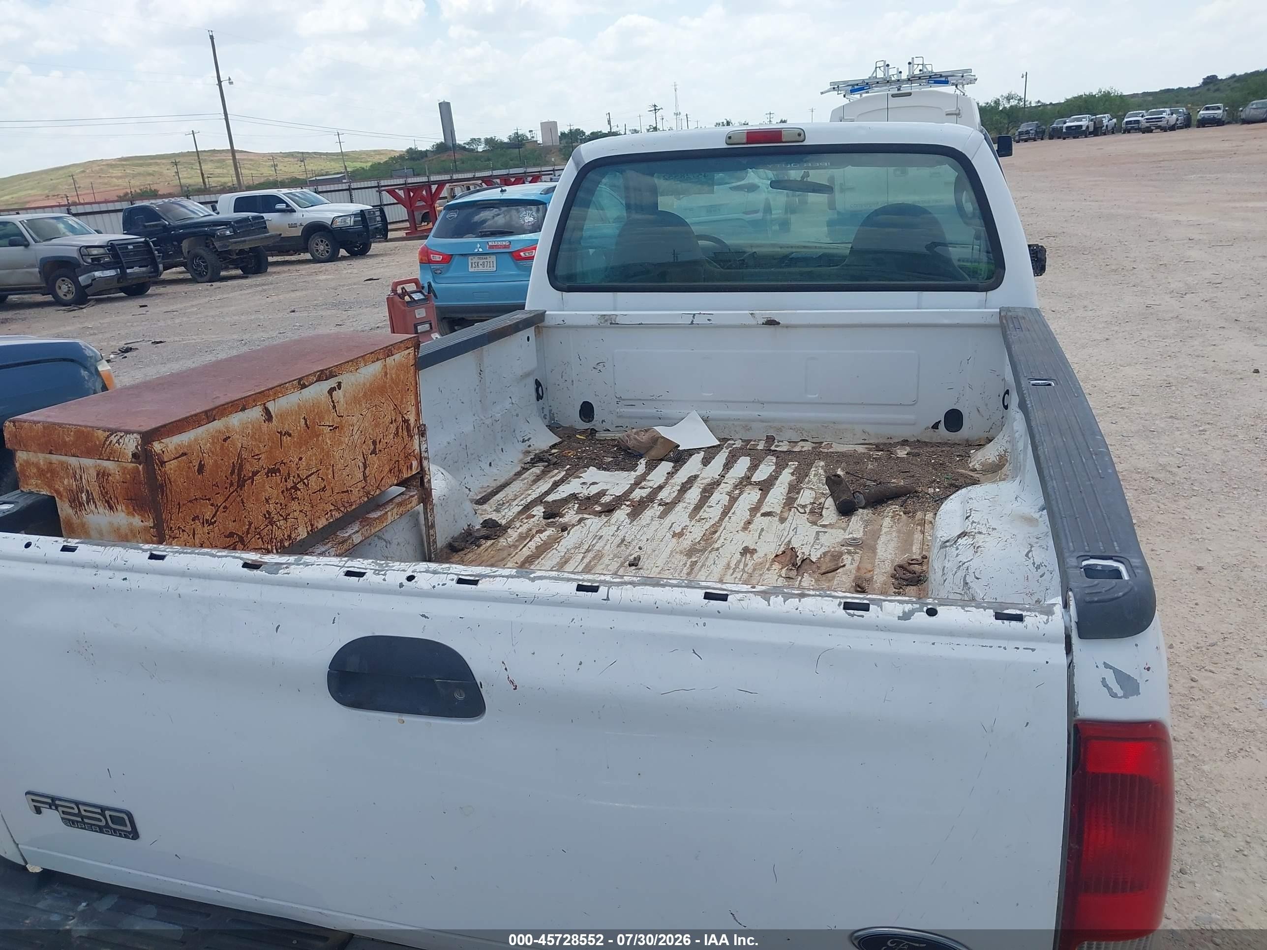 2003 Ford F-250 Xl/xlt White vin: 3FTNF20L53MB26365
