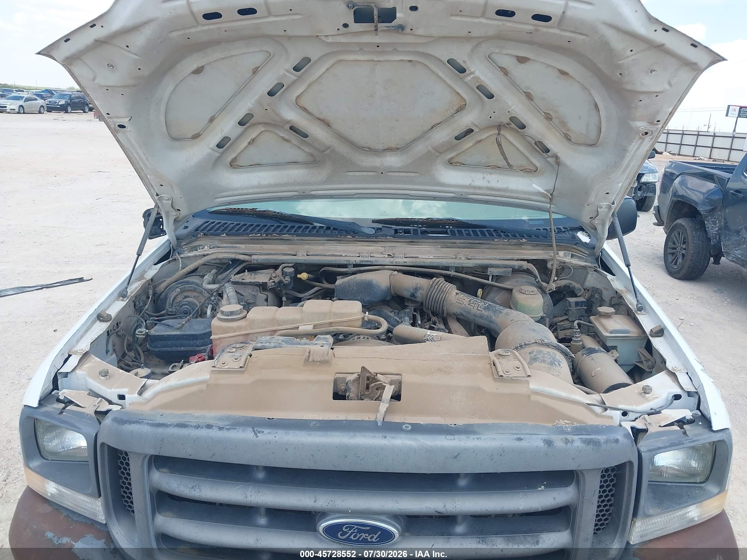 2003 Ford F-250 Xl/xlt White vin: 3FTNF20L53MB26365