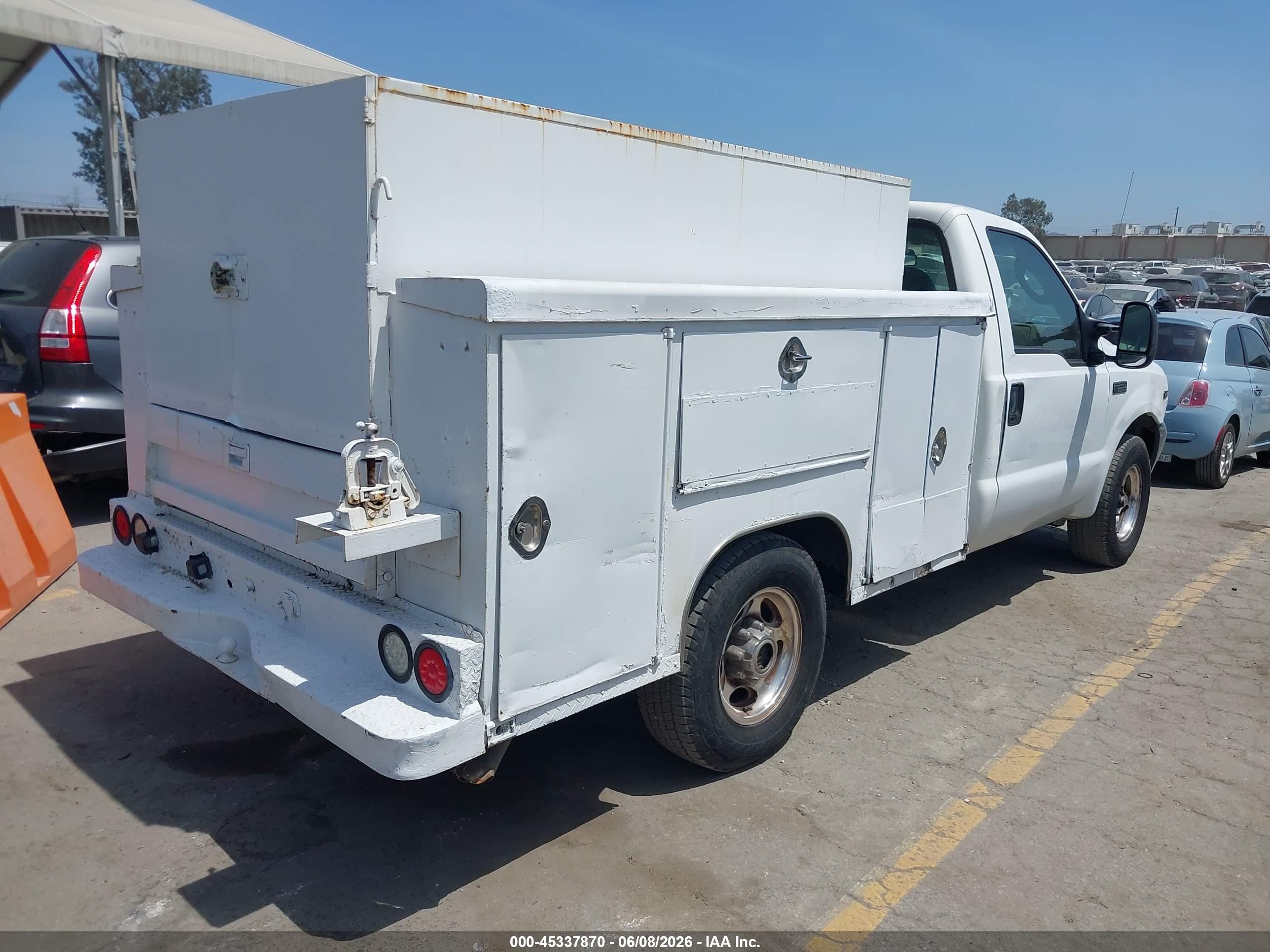 2004 Ford F-250 Xl/xlt White vin: 3FTNF20L84MA05492