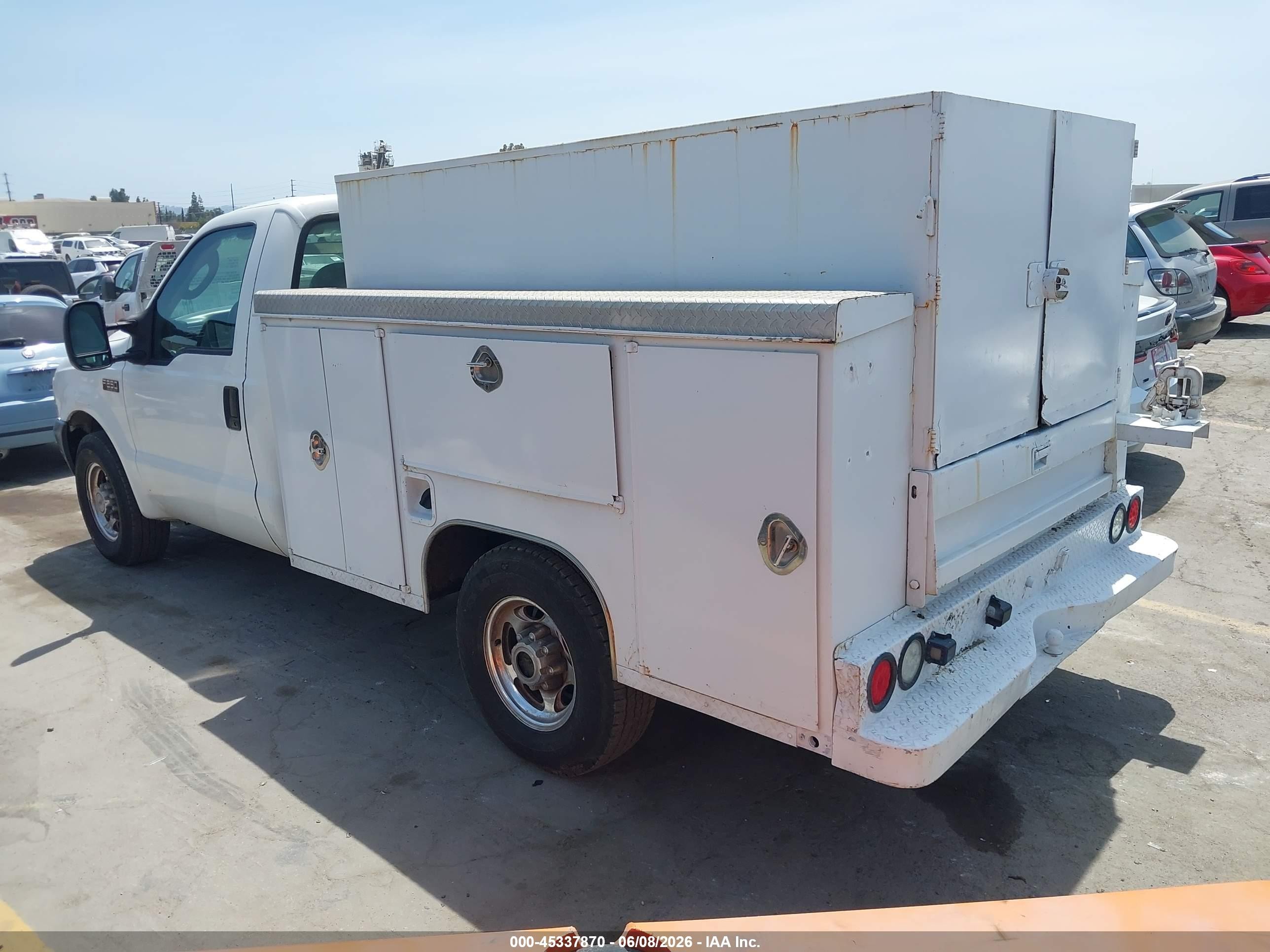 2004 Ford F-250 Xl/xlt White vin: 3FTNF20L84MA05492