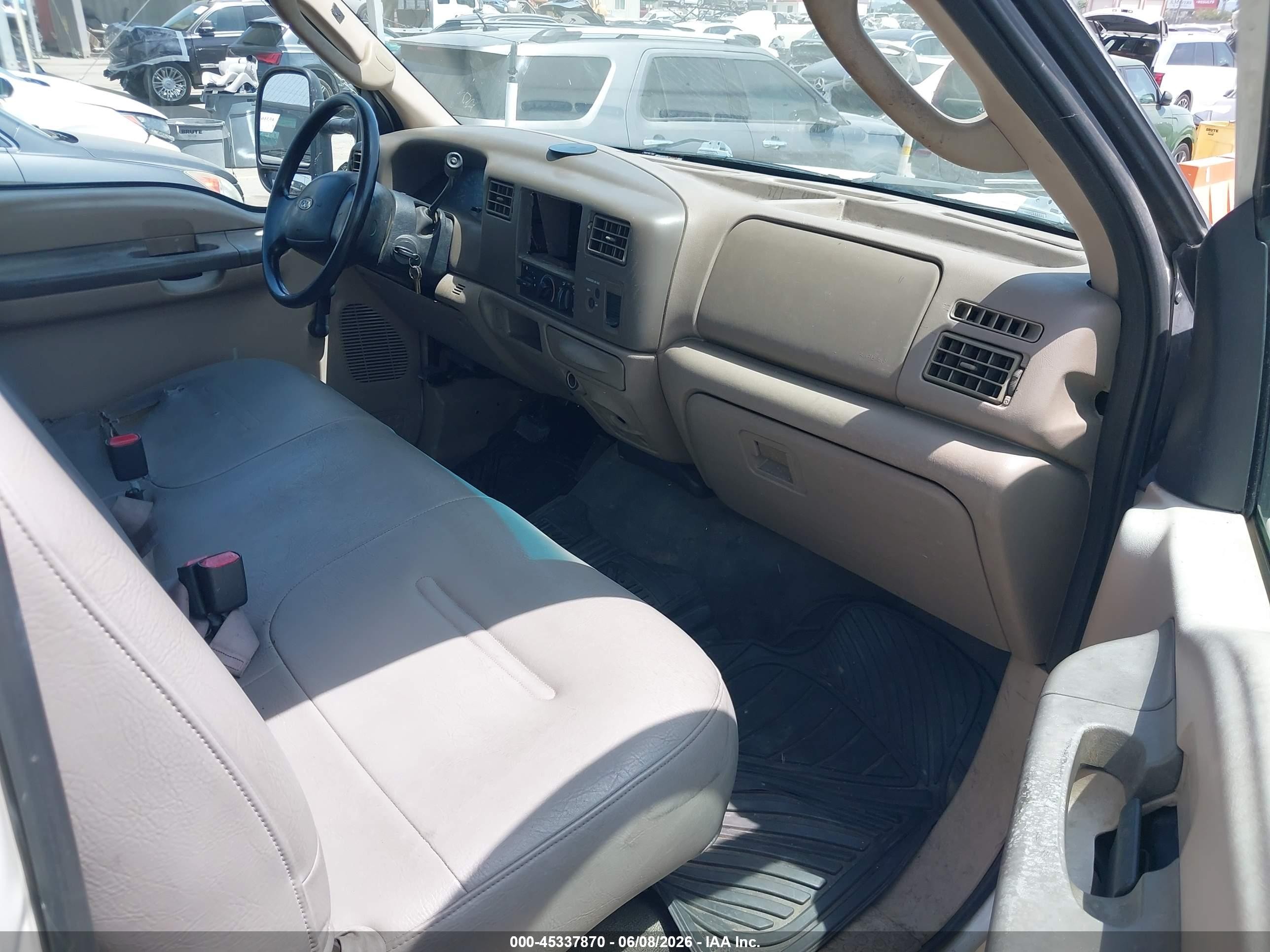 2004 Ford F-250 Xl/xlt White vin: 3FTNF20L84MA05492