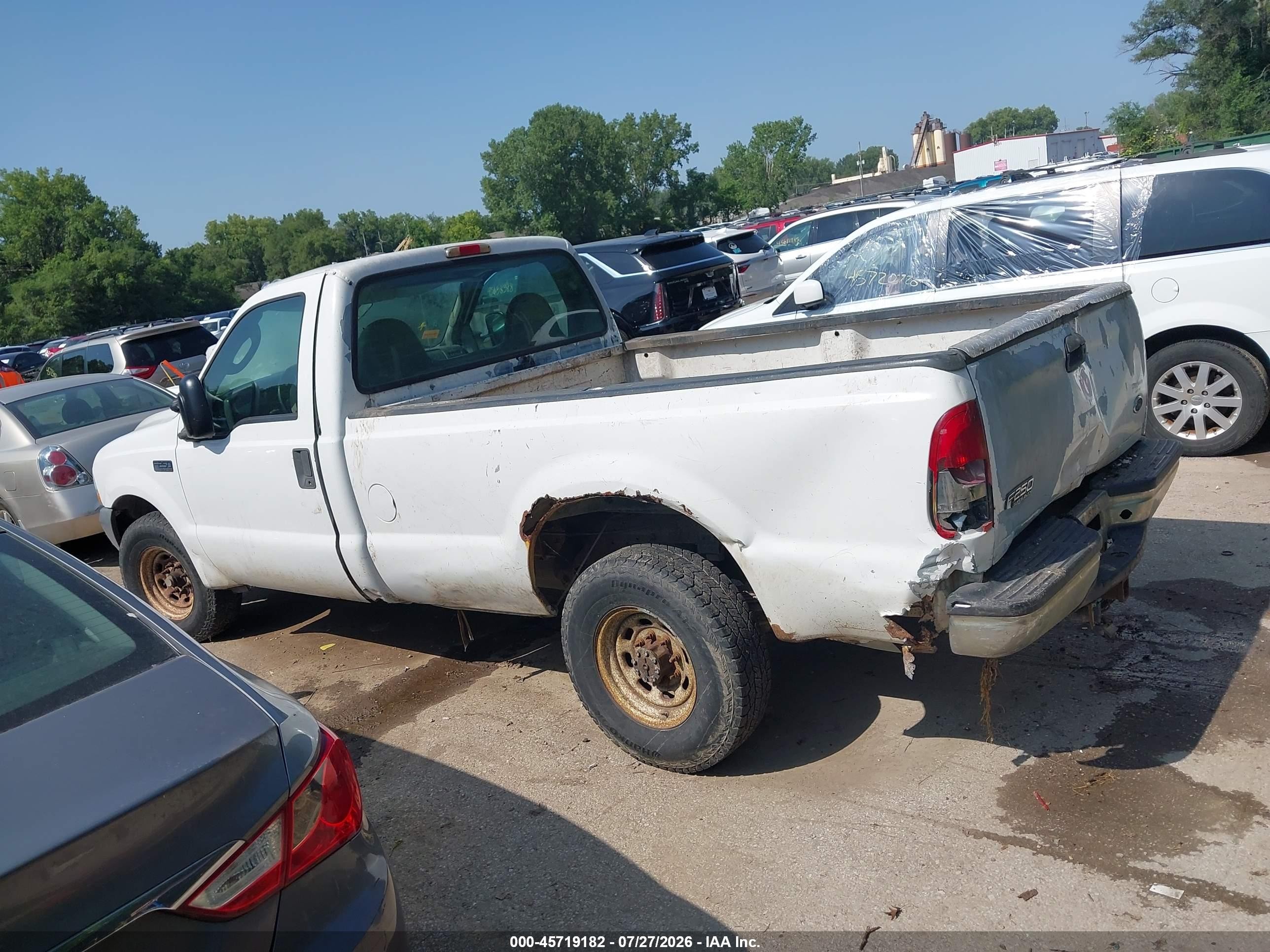 2004 Ford F-250 Xl/xlt White vin: 3FTNF20L84MA06724