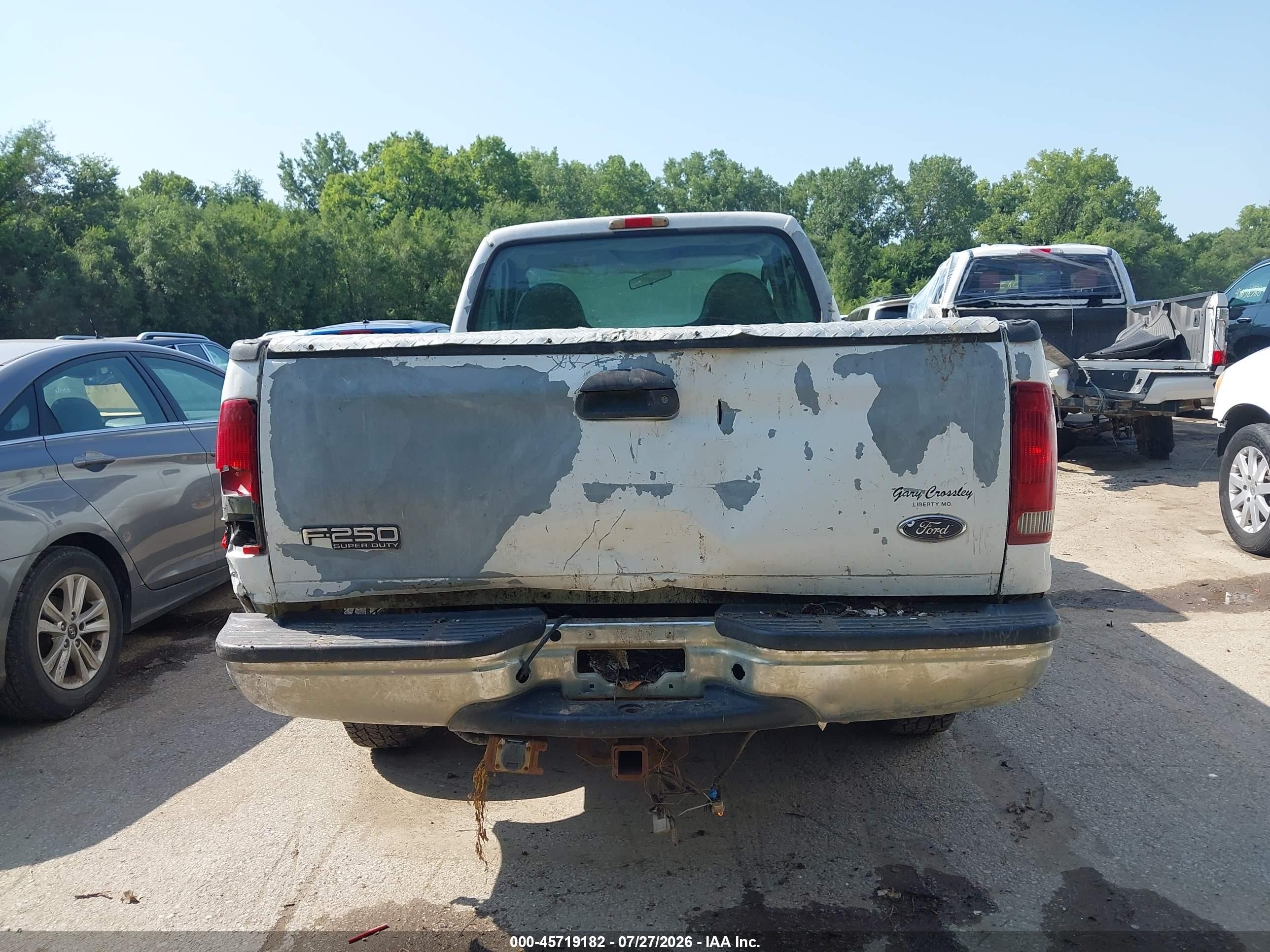 2004 Ford F-250 Xl/xlt White vin: 3FTNF20L84MA06724